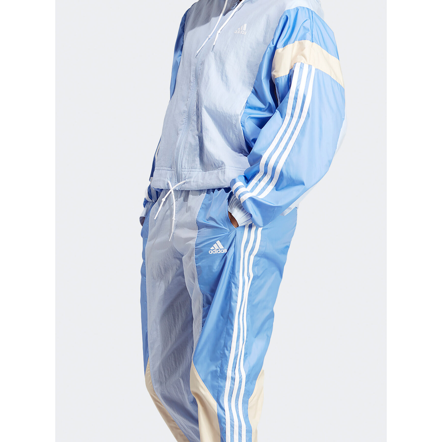 adidas Анцуг Gametime Tracksuit IC0417 Син Regular Fit - Pepit.bg