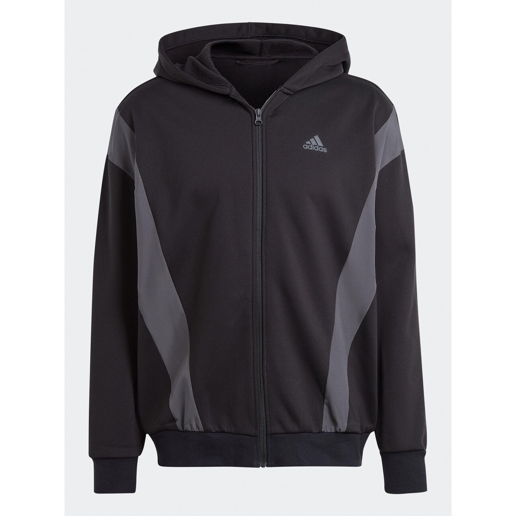 adidas Анцуг Sportswear Fleece IJ6066 Черен Regular Fit - Pepit.bg