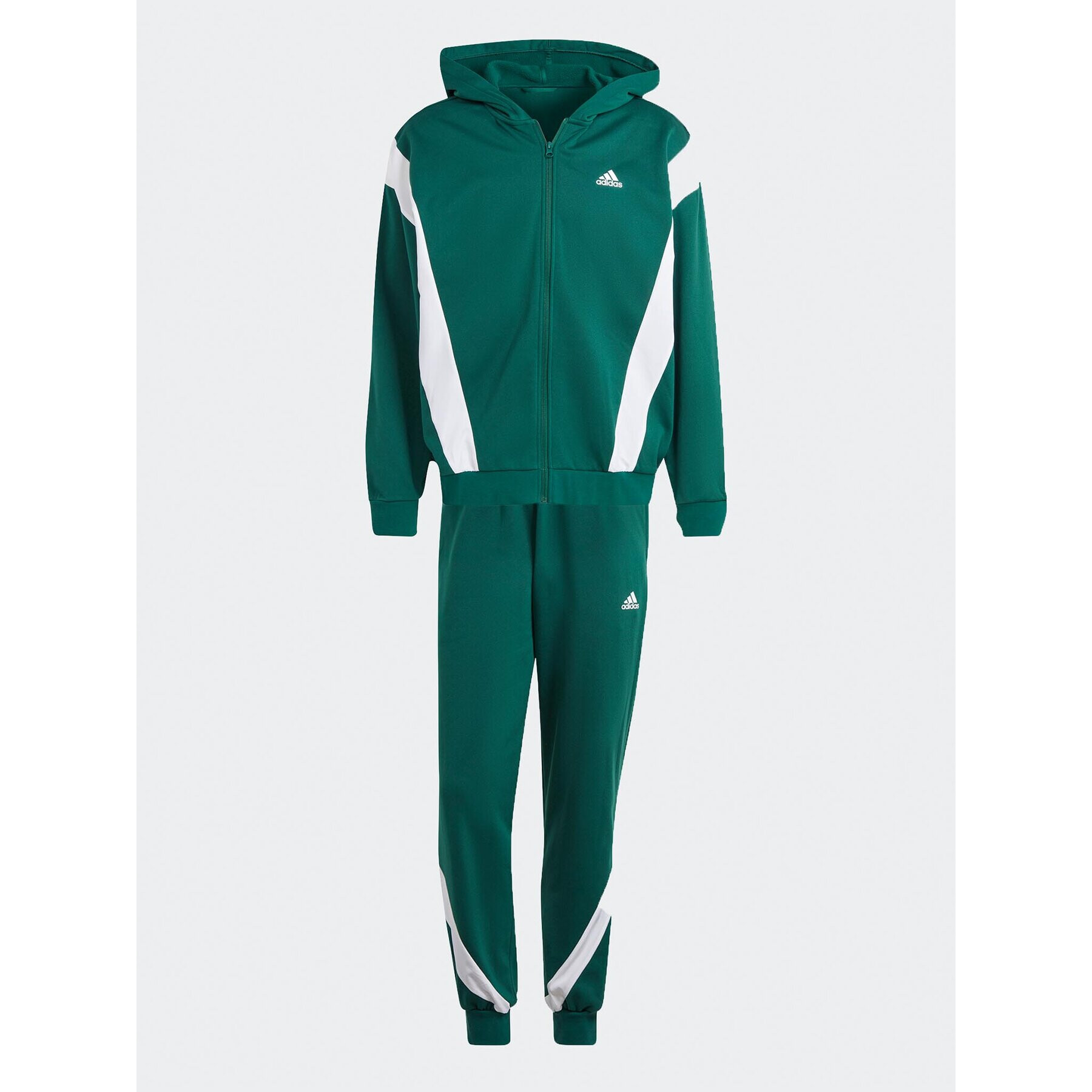 adidas Анцуг Sportswear Fleece IJ6068 Зелен Regular Fit - Pepit.bg