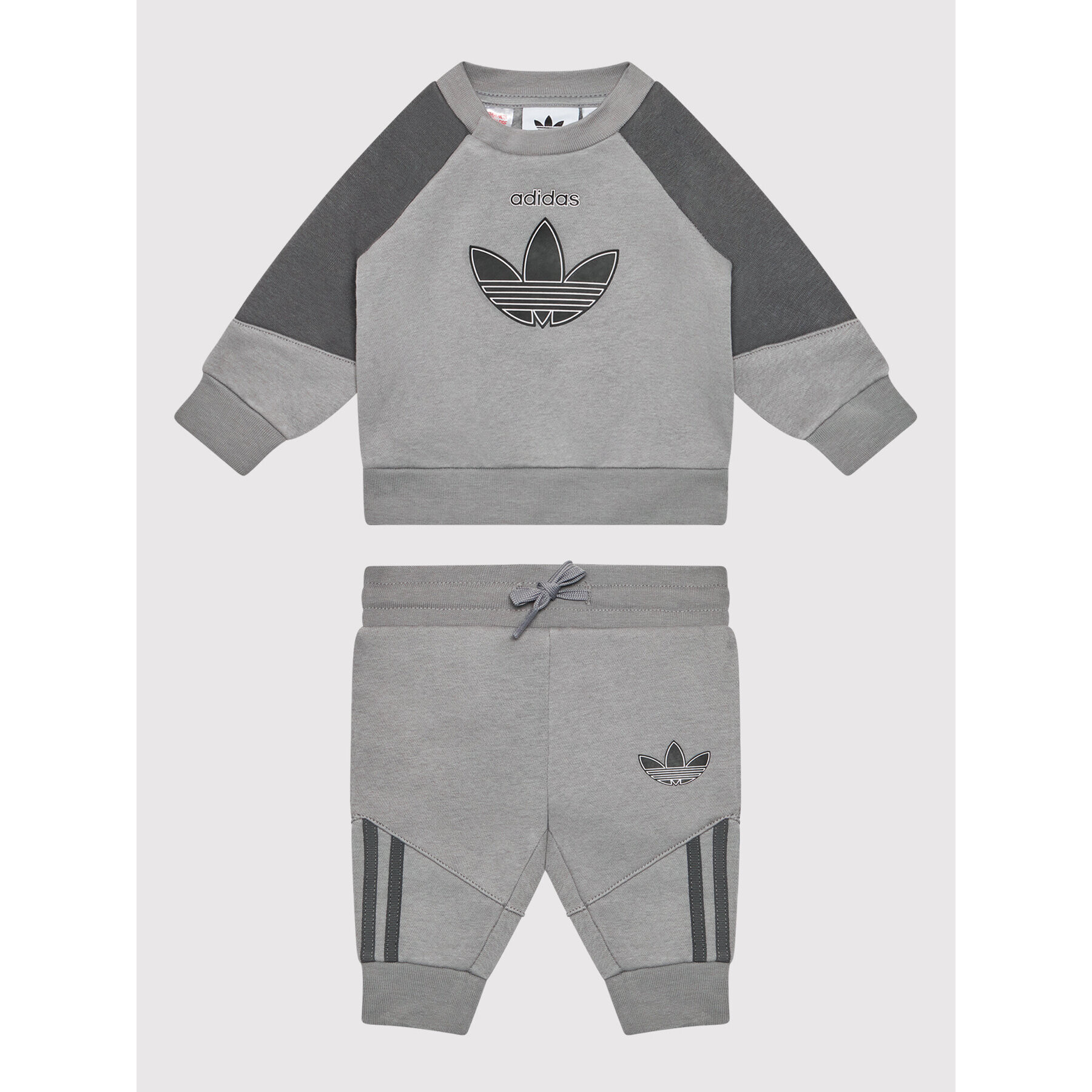adidas Анцуг SPRT Crew H25242 Сив Regular Fit - Pepit.bg