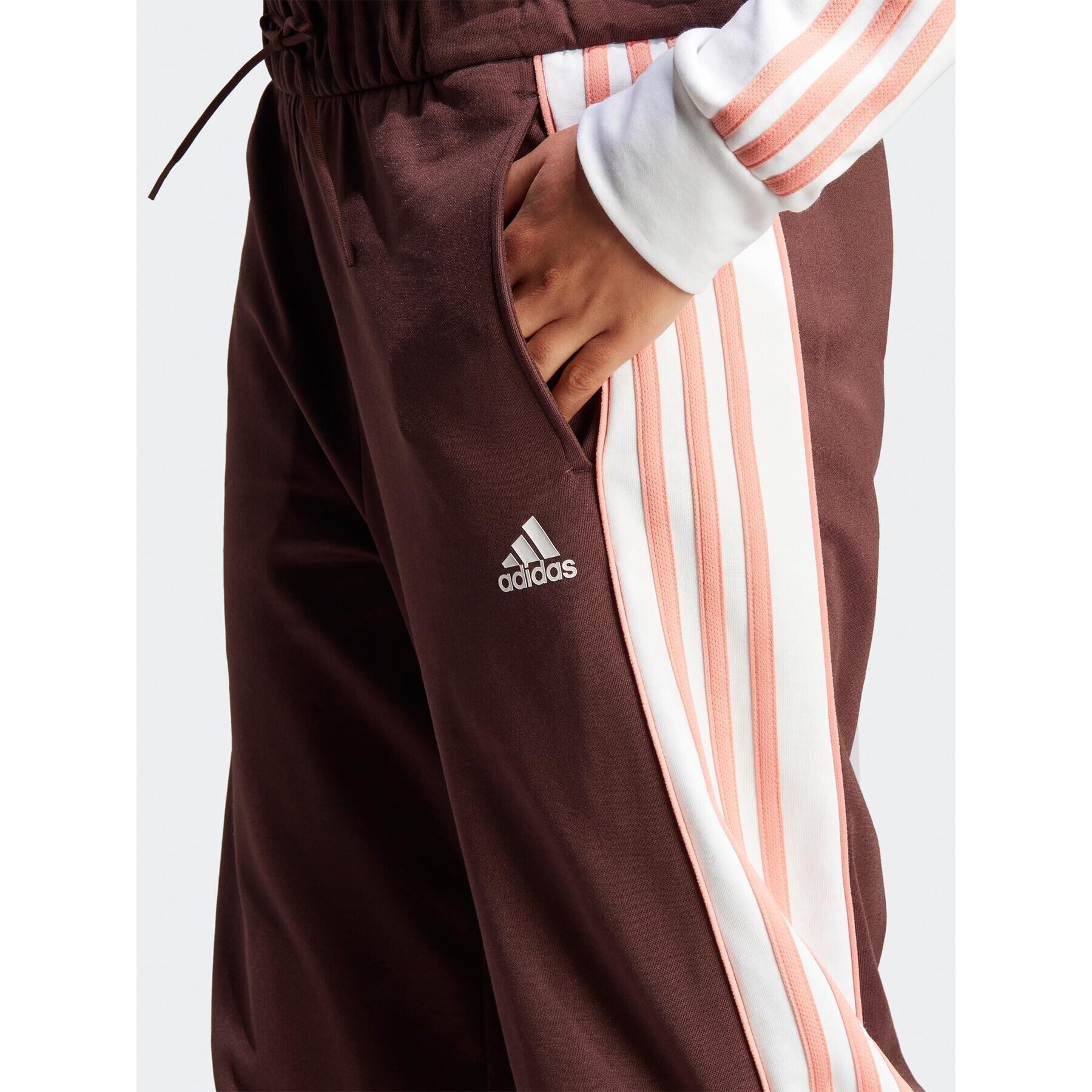 adidas Анцуг Teamsport IJ8779 Кафяв Tight Fit - Pepit.bg