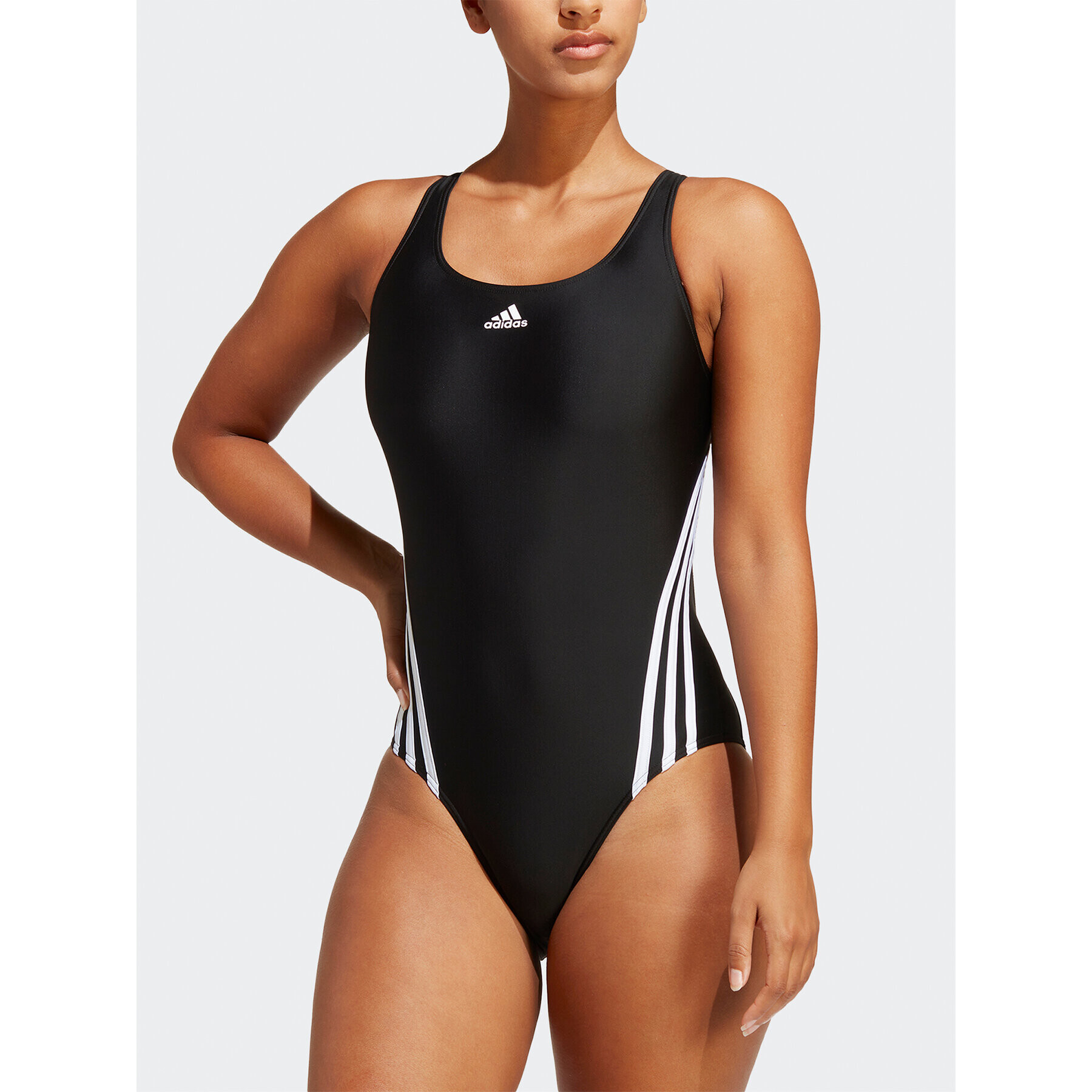 adidas Бански костюм 3-Stripes Swimsuit IB5986 Черен - Pepit.bg