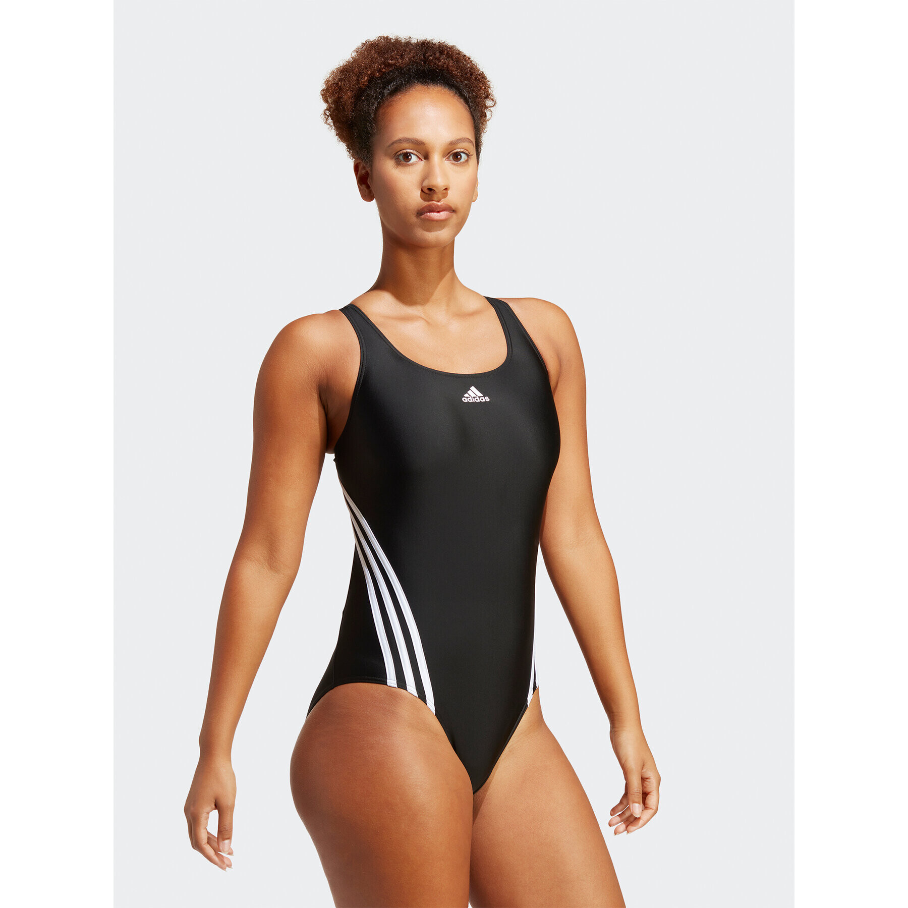 adidas Бански костюм 3-Stripes Swimsuit IB5986 Черен - Pepit.bg