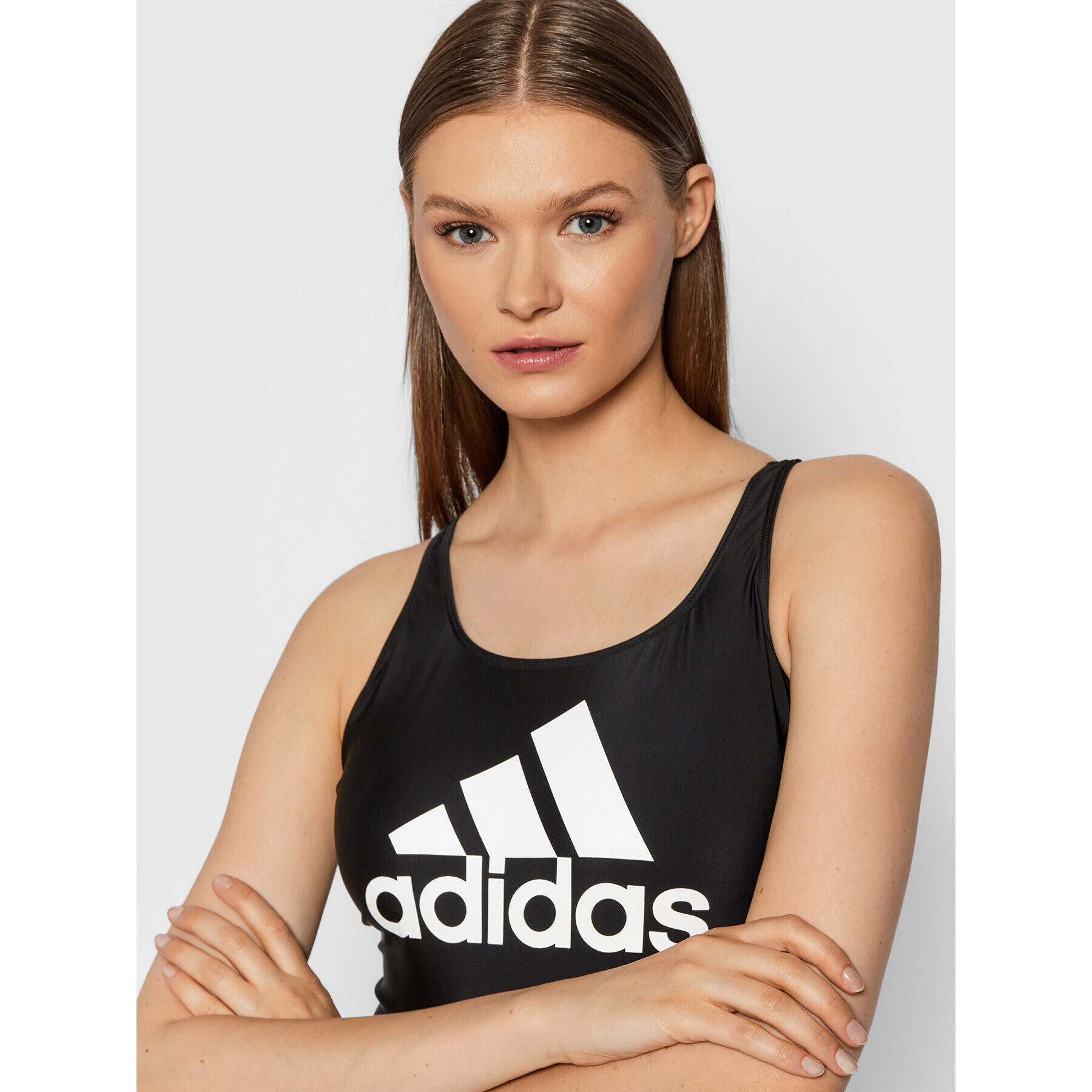 adidas Бански костюм Sh3.Ro Big Logo GM3909 Черен - Pepit.bg