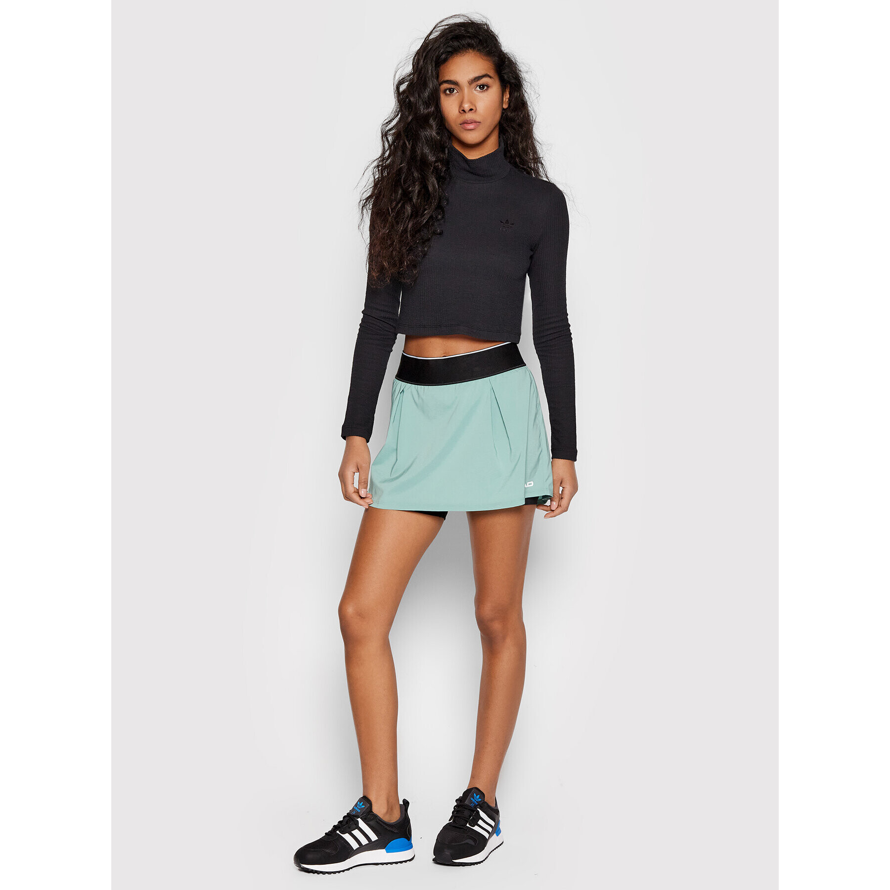 adidas Блуза Cropped Rib HE6905 Черен Regular Fit - Pepit.bg