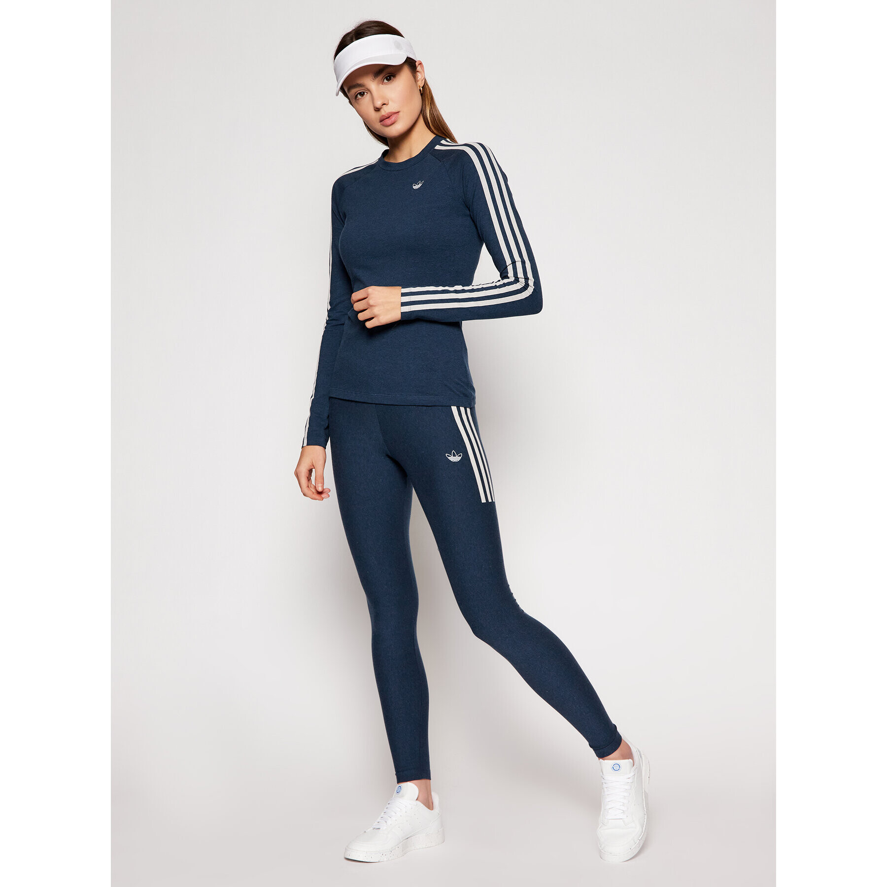 adidas Блуза Fakten GN4381 Тъмносин Slim Fit - Pepit.bg