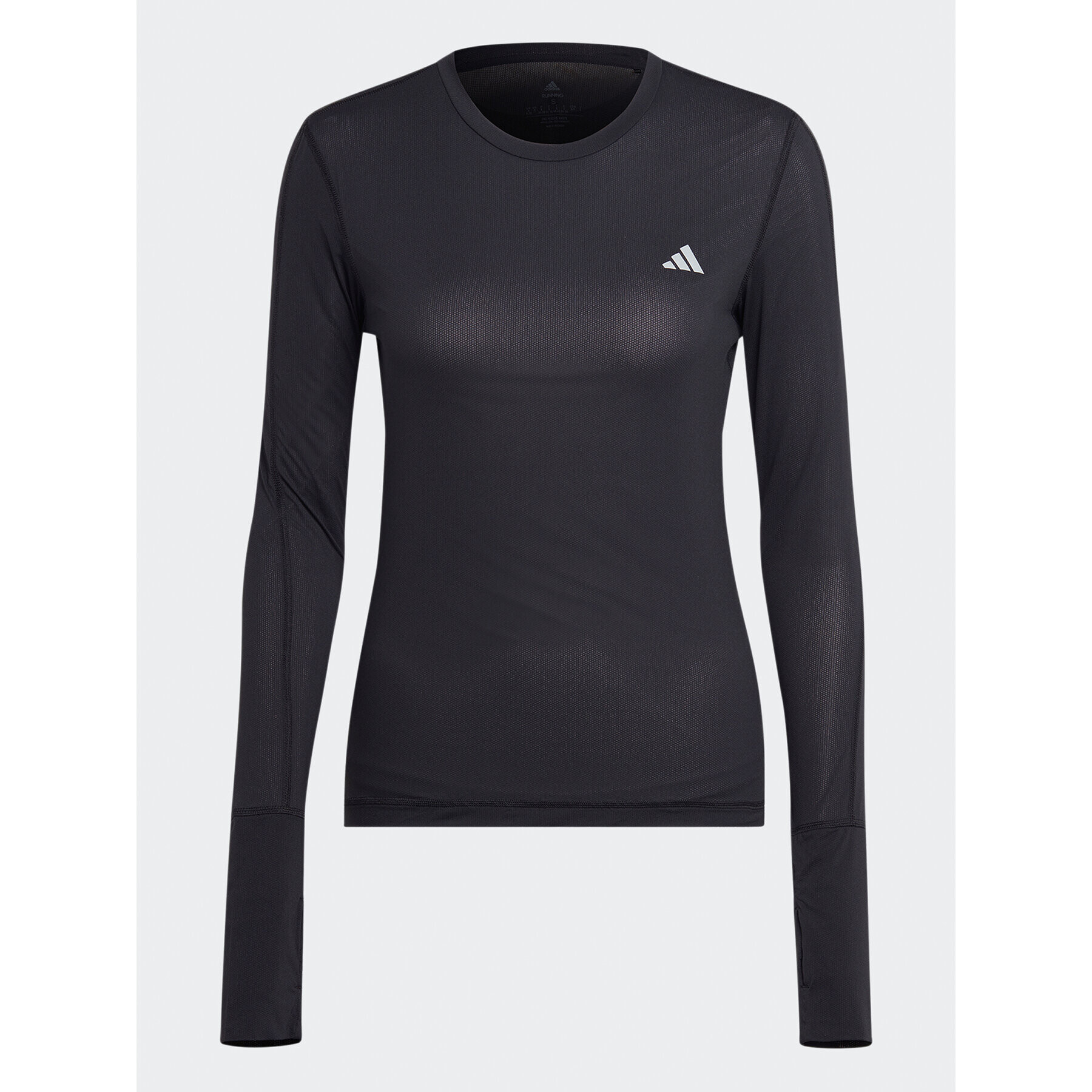 adidas Блуза Fast Running Long-Sleeve Top HR5701 Черен Regular Fit - Pepit.bg