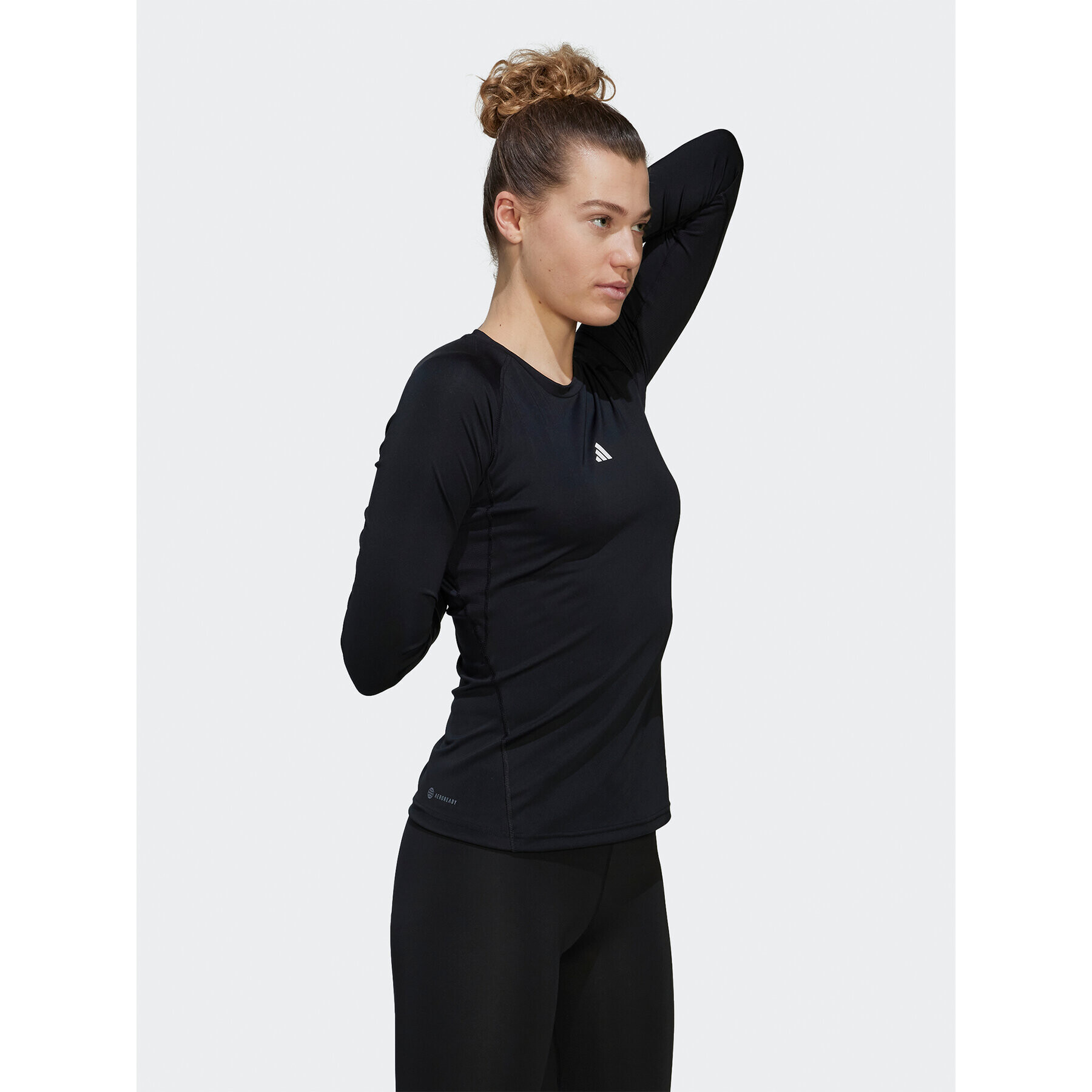 adidas Блуза Techfit Long-Sleeve Top Training Long-Sleeve Top HF0736 Черен Slim Fit - Pepit.bg