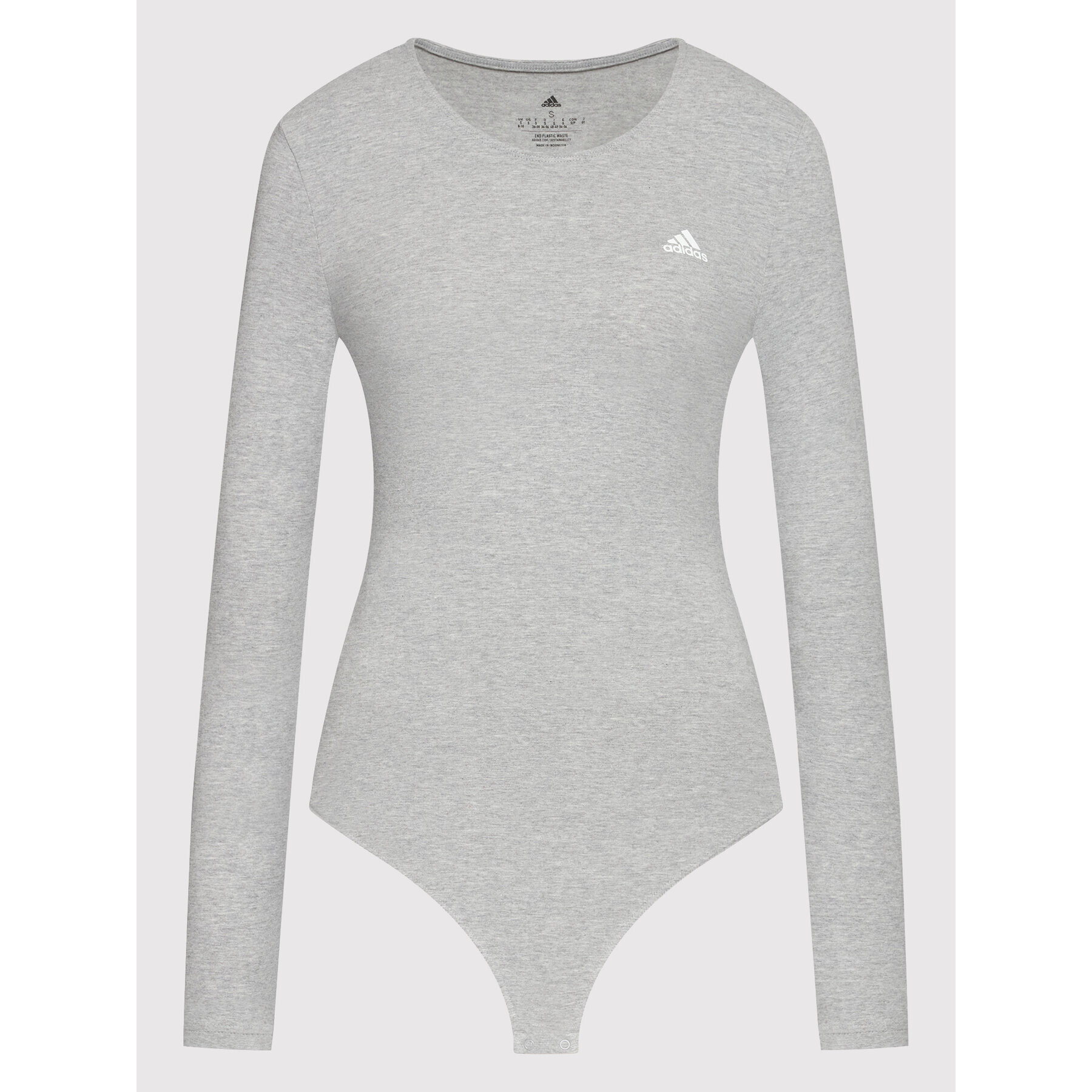 adidas Боди Essentials Studio HA6605 Сив Tight Fit - Pepit.bg