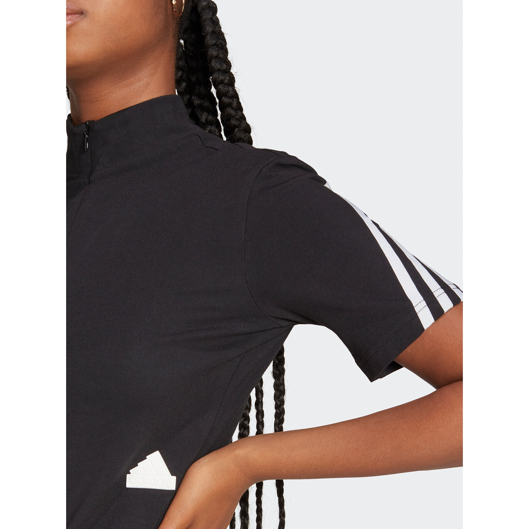 adidas Боди Future Icons 3-Stripes Bodysuit HT4705 Черен Slim Fit - Pepit.bg