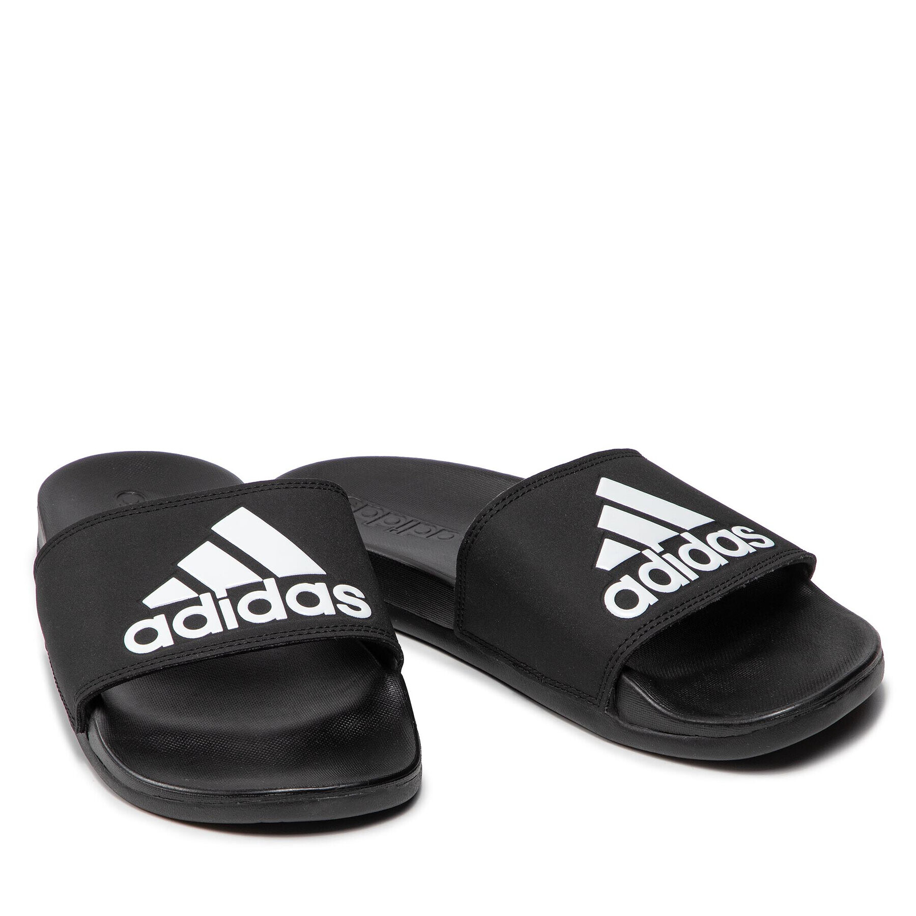 adidas Чехли adilatte Cf+ Logo CG3425 Черен - Pepit.bg