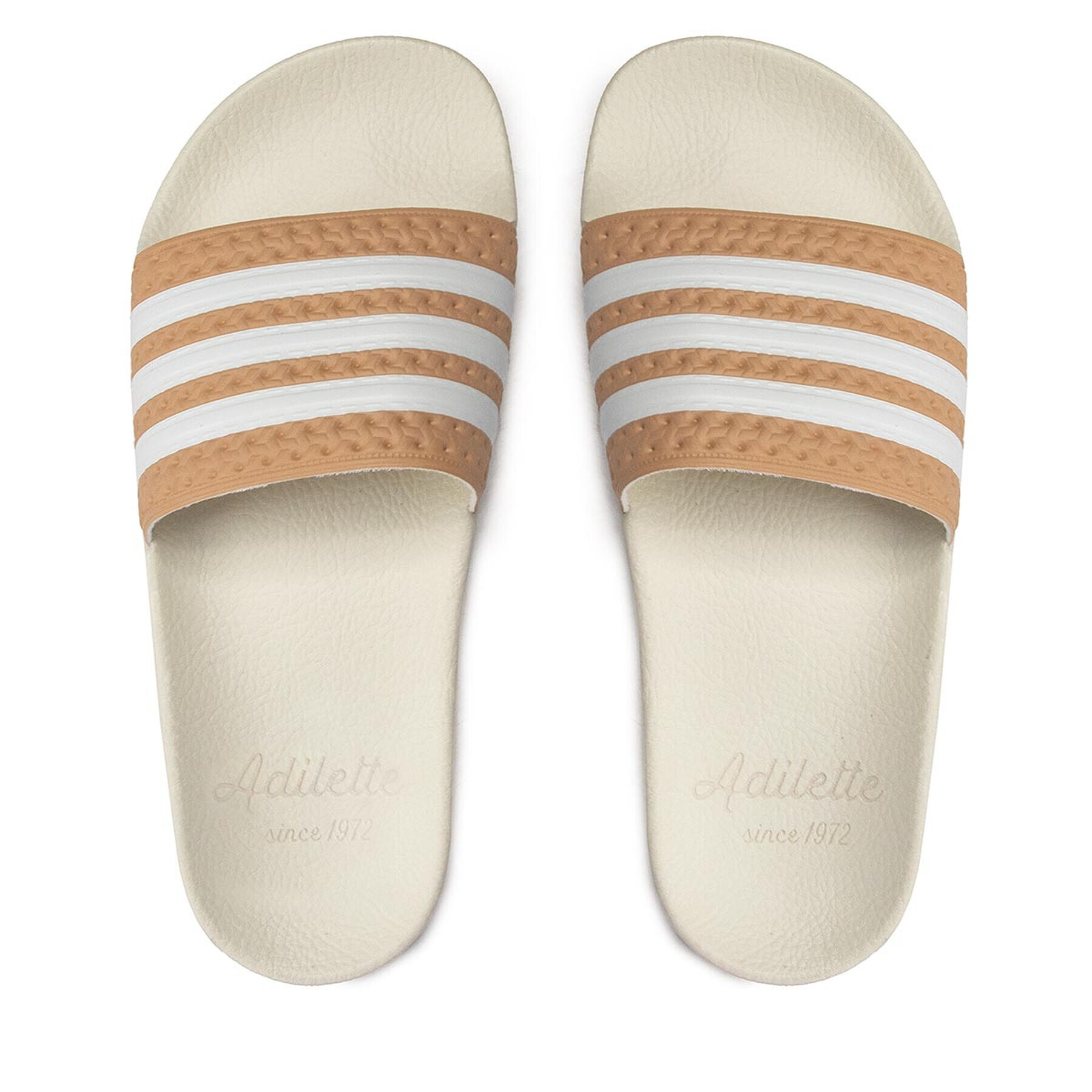 adidas Чехли adilette GY2102 Бежов - Pepit.bg