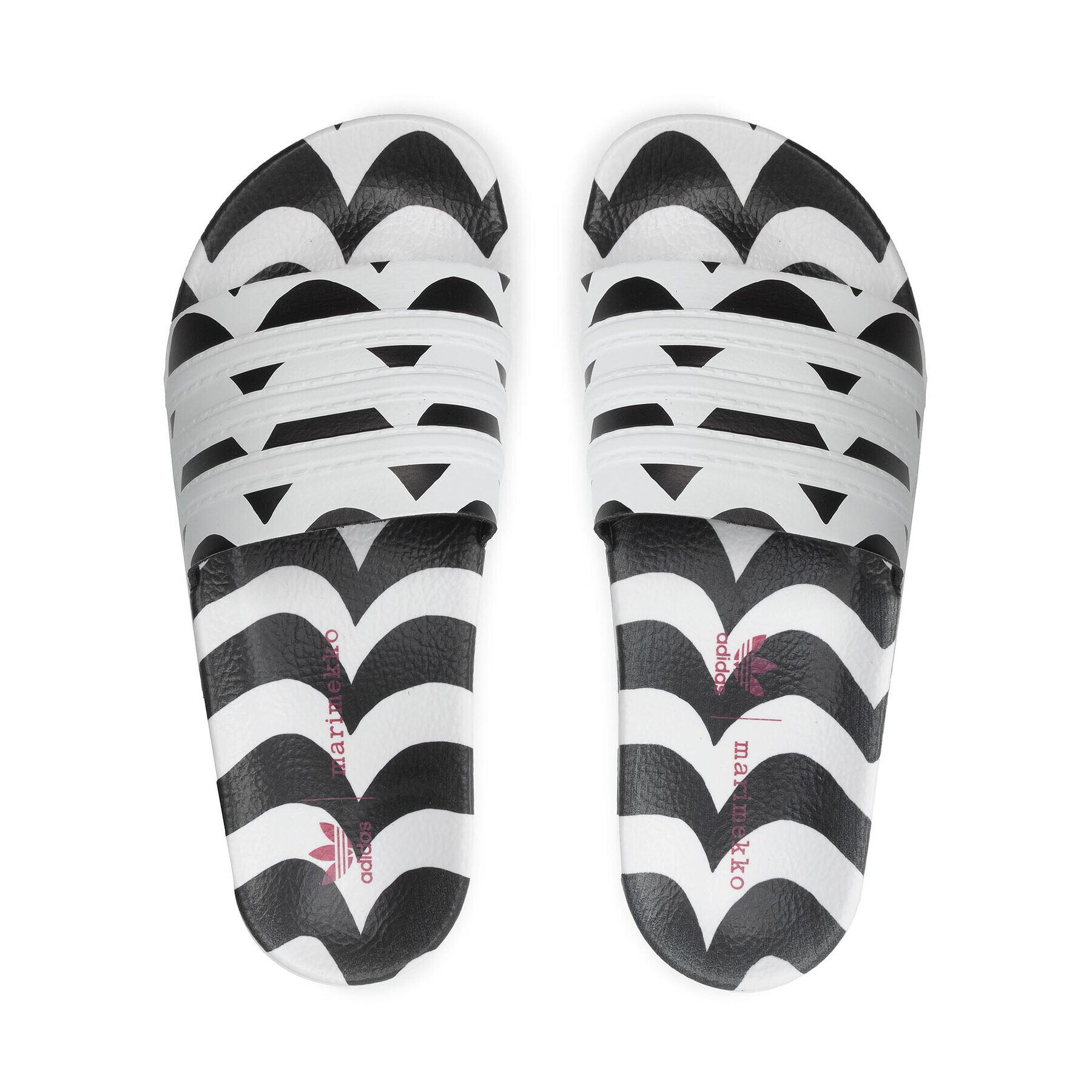 adidas Чехли adilette W GW7536 Бял - Pepit.bg