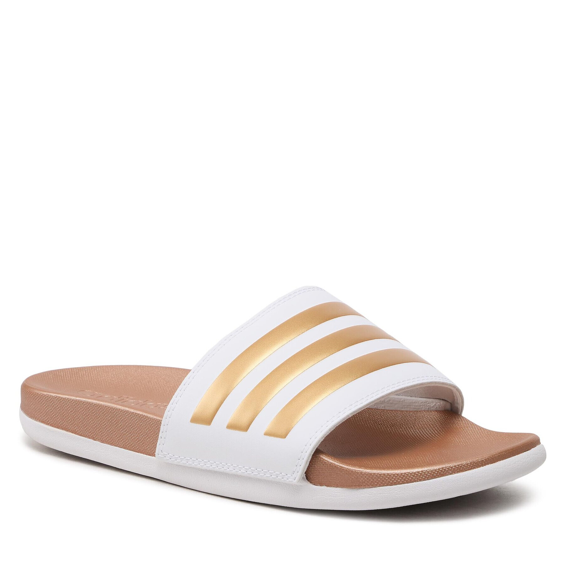 adidas Чехли adilette Comfort H03618 Бял - Pepit.bg