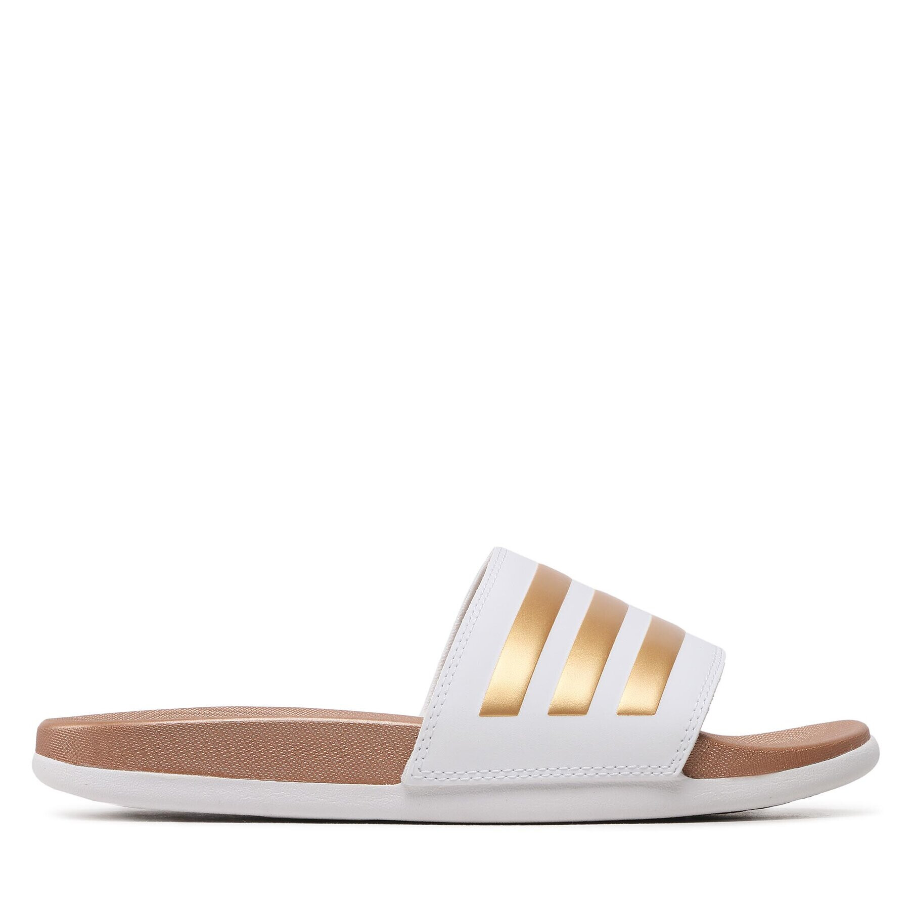 adidas Чехли adilette Comfort H03618 Бял - Pepit.bg