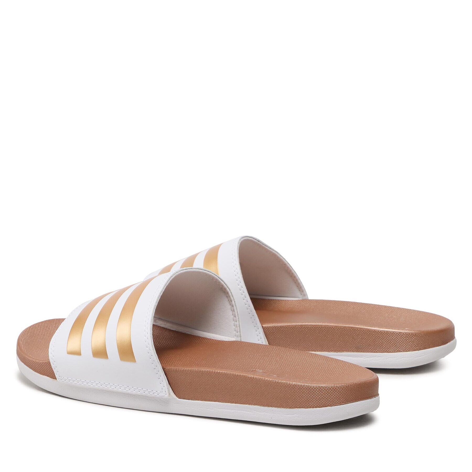 adidas Чехли adilette Comfort H03618 Бял - Pepit.bg