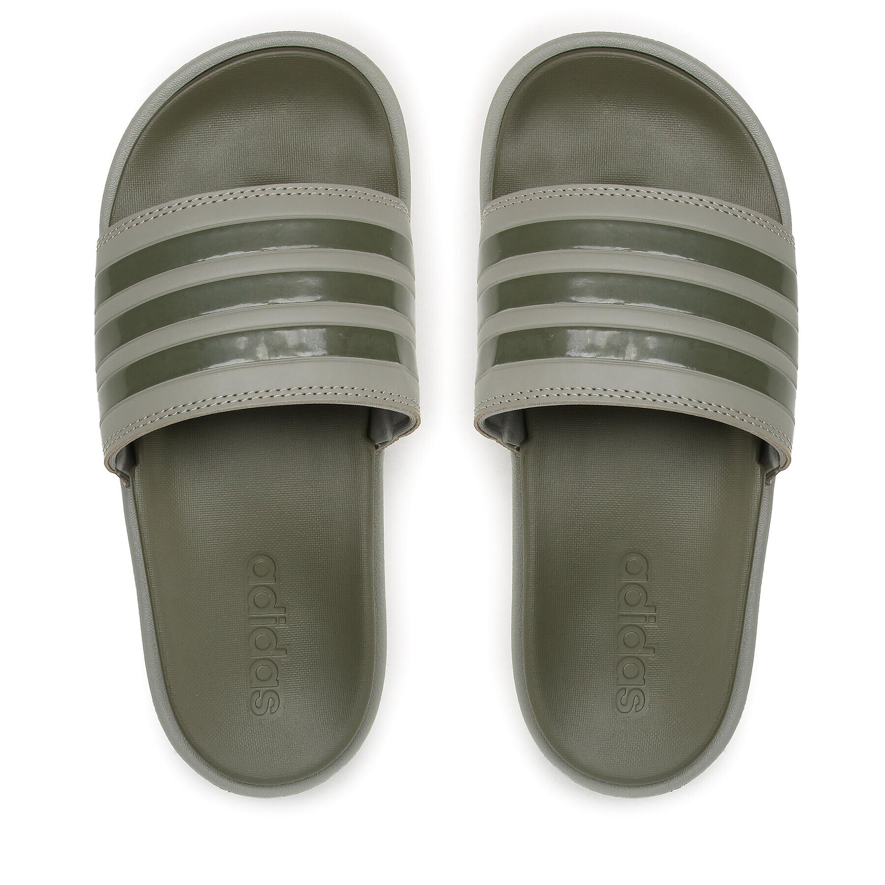 adidas Чехли adilette Platform Slides HQ6180 Зелен - Pepit.bg