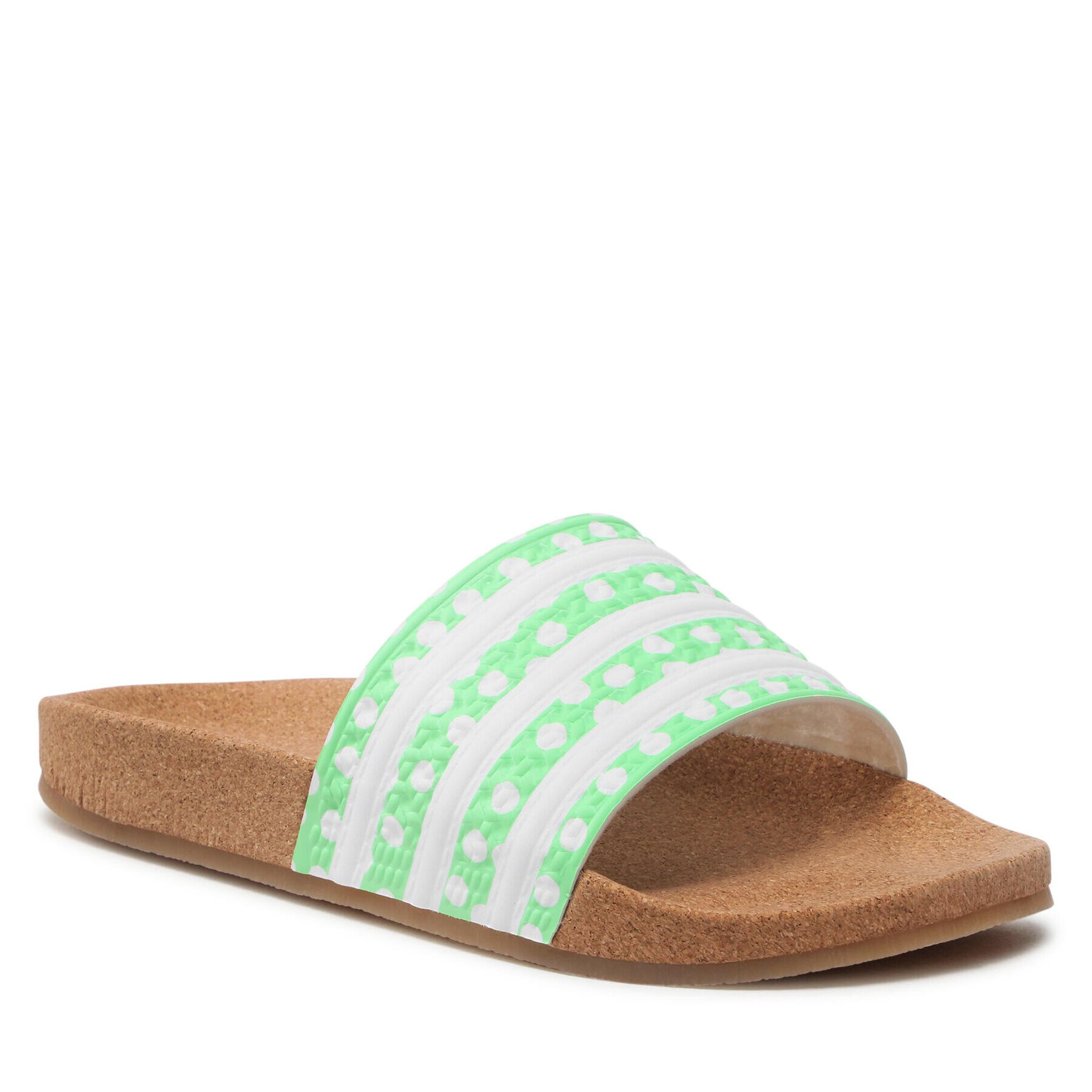 adidas Чехли adilette w GX9484 Зелен - Pepit.bg