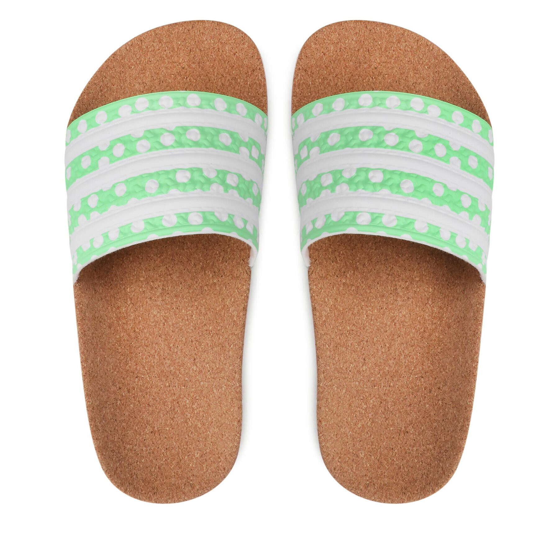 adidas Чехли adilette w GX9484 Зелен - Pepit.bg