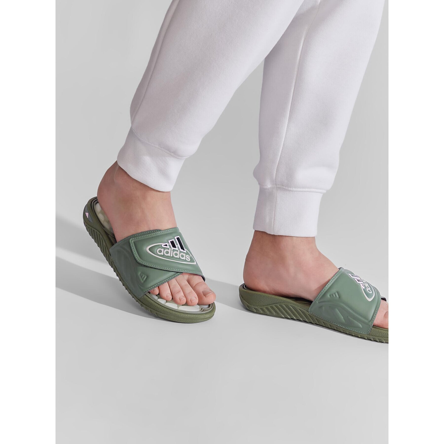 adidas Чехли Reptossage GY4555 Зелен - Pepit.bg
