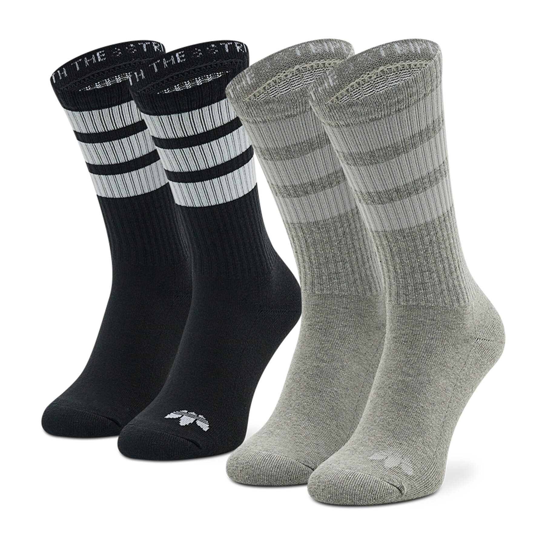 adidas Дълги чорапи unisex 3 Str Crew Sock HM1806 Сив - Pepit.bg