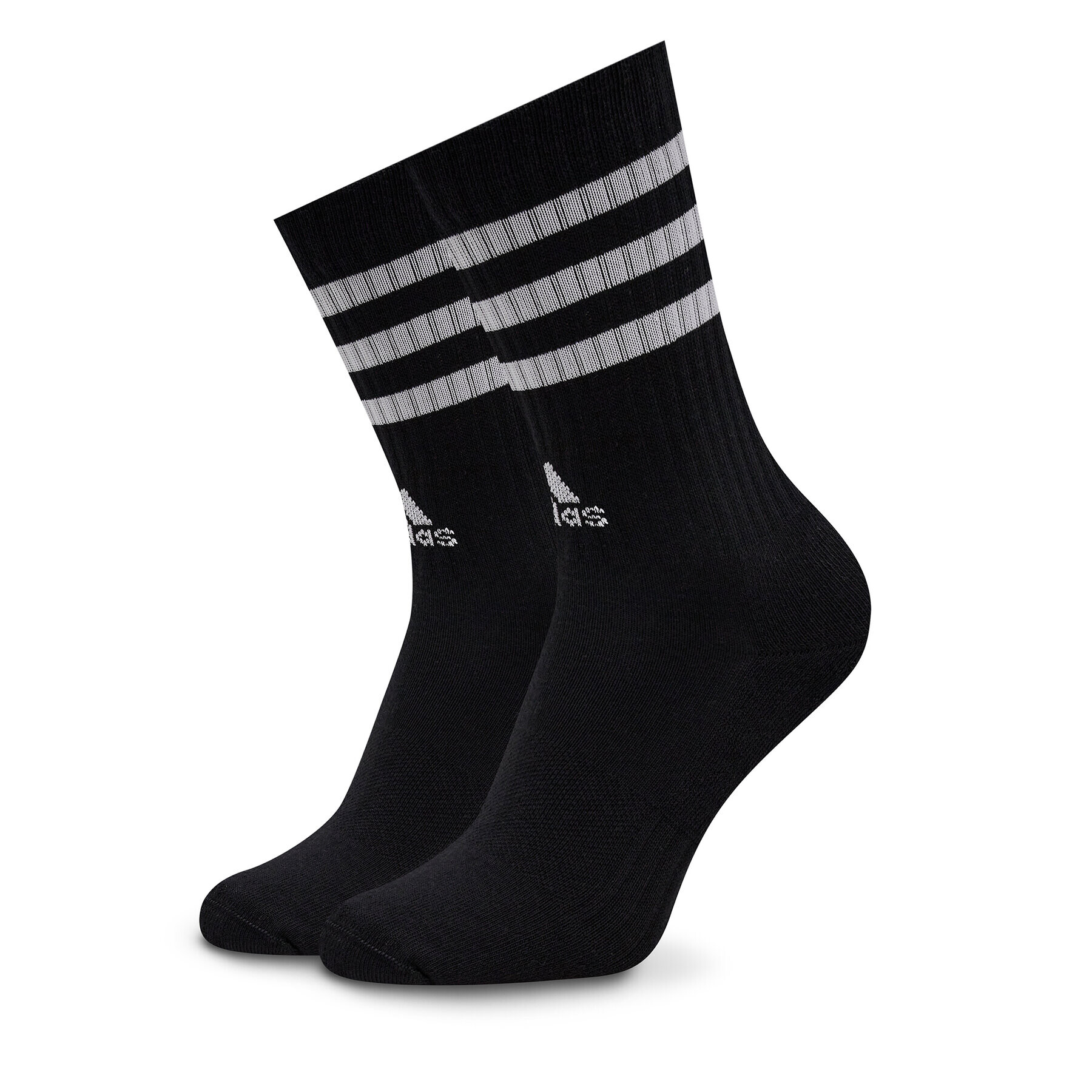 adidas Дълги чорапи unisex 3-Stripes Cushioned Crew Socks 3 Pairs IC1323 Сив - Pepit.bg