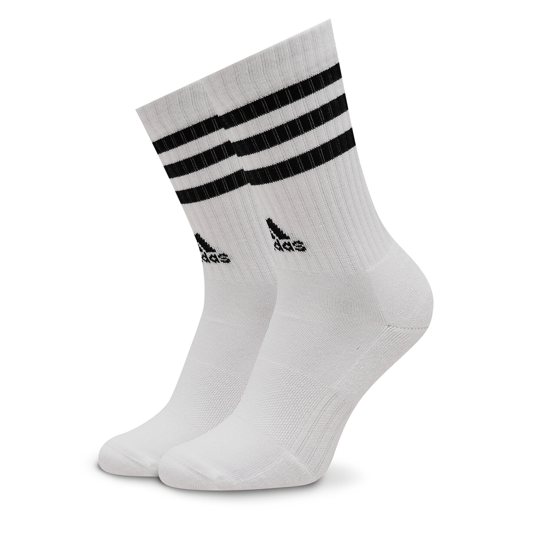 adidas Дълги чорапи unisex 3-Stripes Cushioned Crew Socks 3 Pairs IC1323 Сив - Pepit.bg