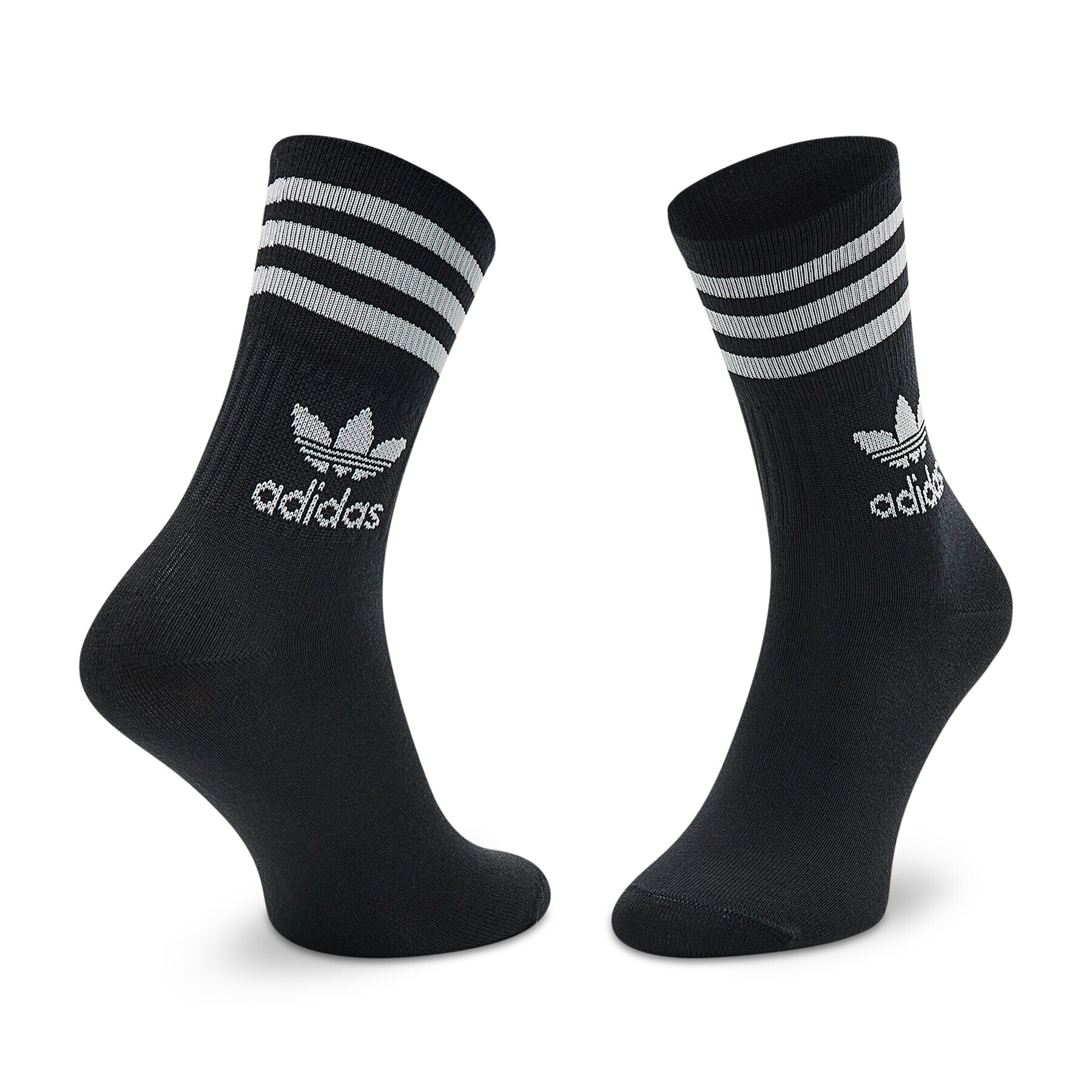 adidas Дълги чорапи unisex Mid Cut Crw H65459 Черен - Pepit.bg