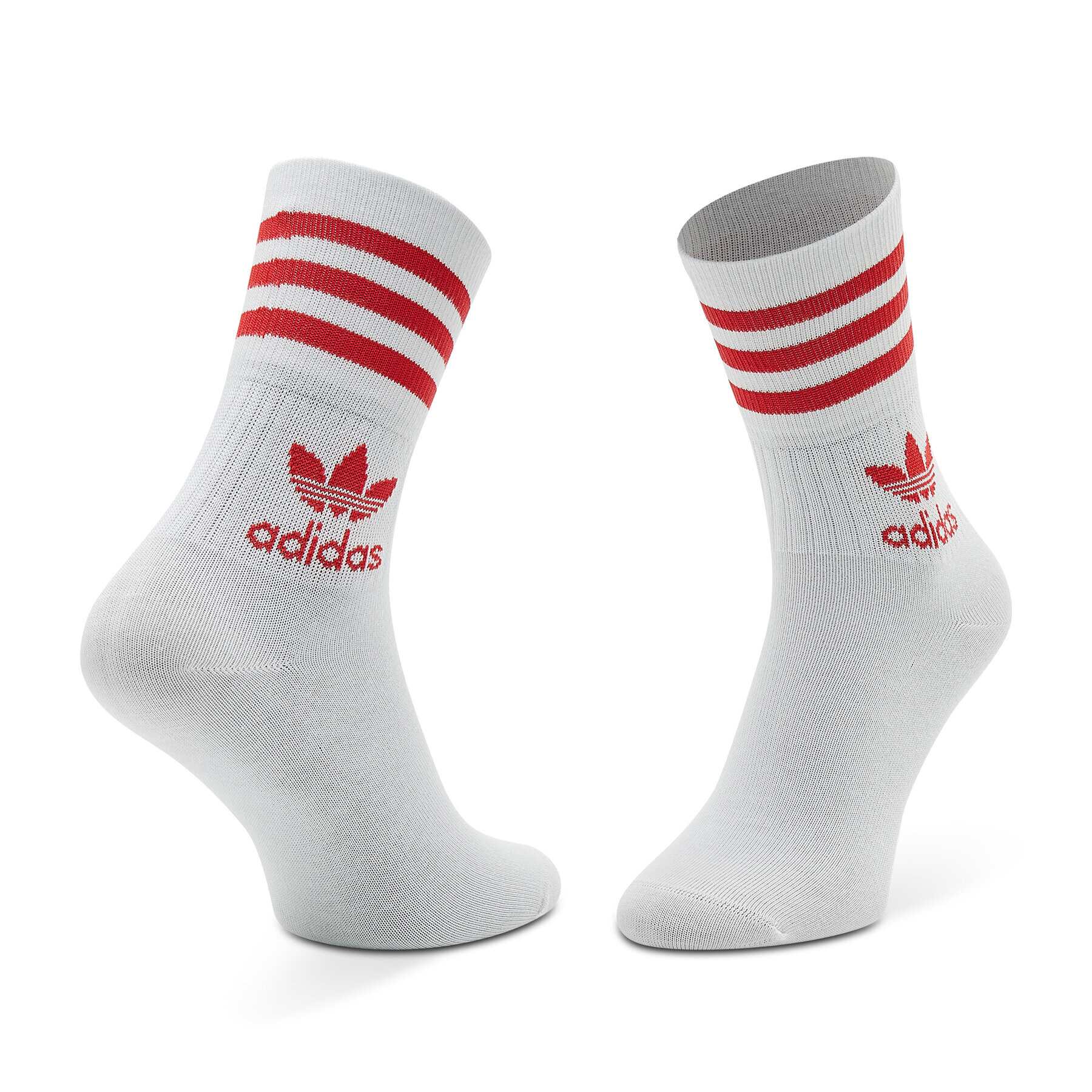 adidas Дълги чорапи unisex Mid Cut GG1015 Бял - Pepit.bg