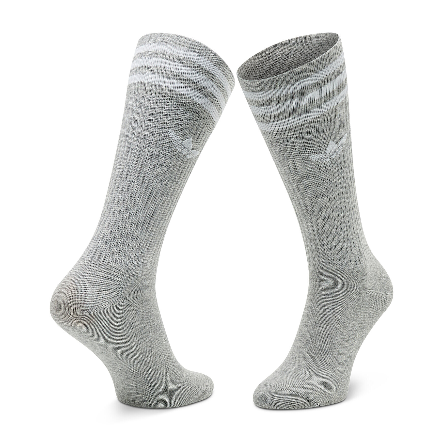 adidas Дълги чорапи unisex Solid Crew Sock HC9558 Бял - Pepit.bg