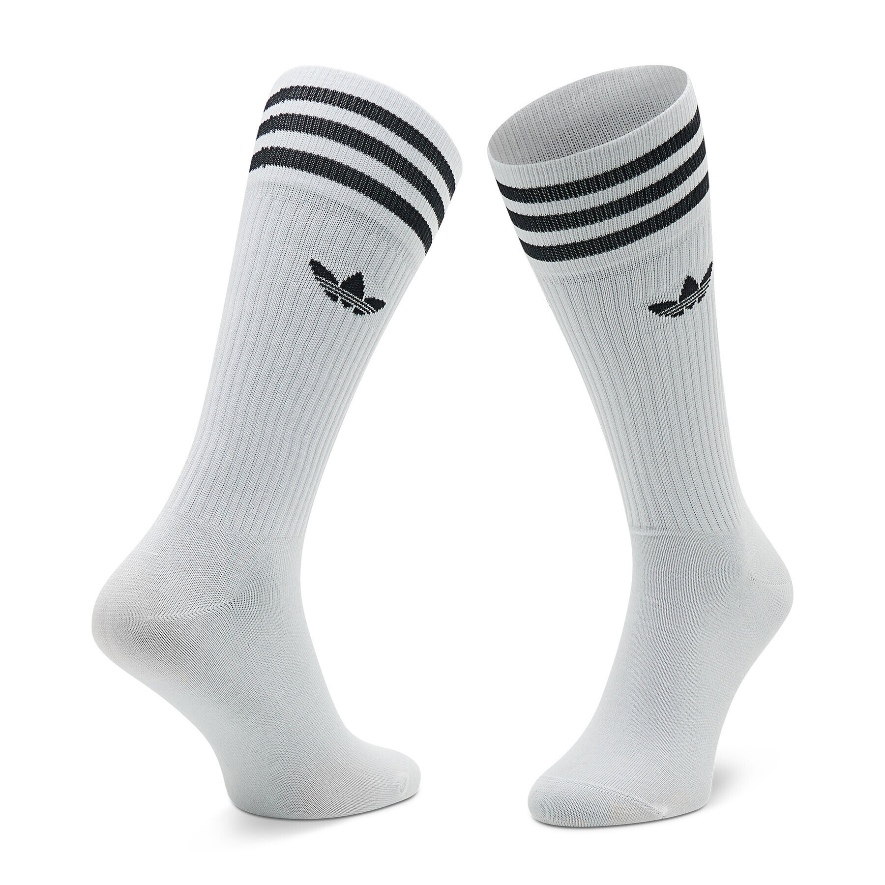 adidas Дълги чорапи unisex Solid Crew Sock HC9558 Бял - Pepit.bg