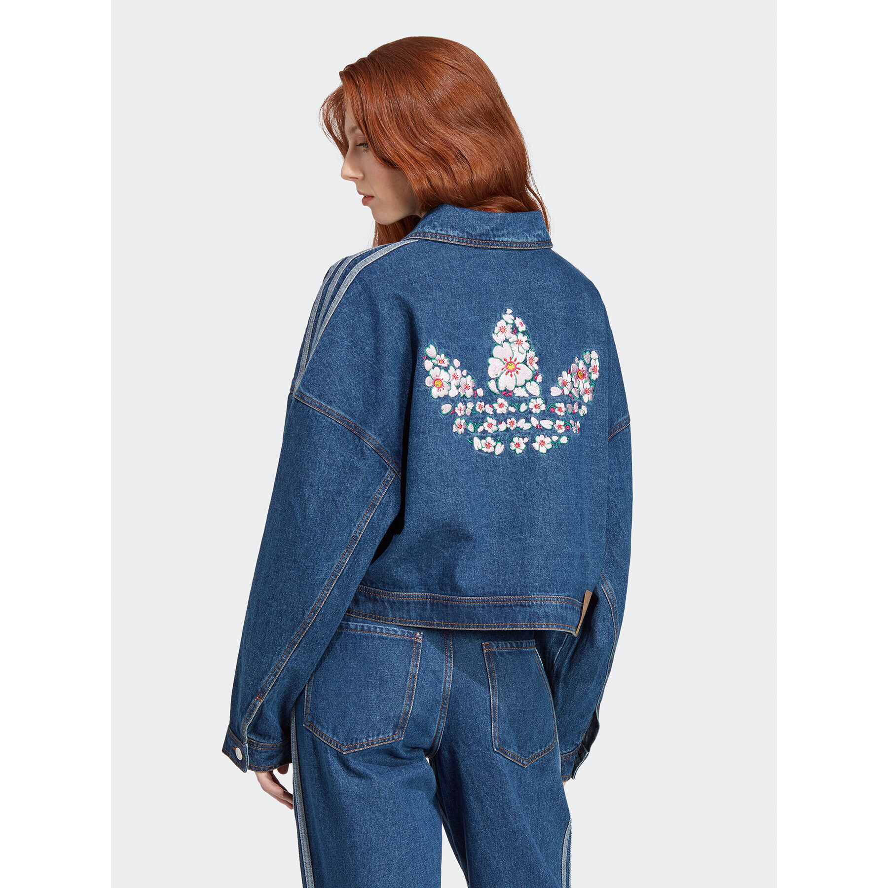 adidas Дънково яке Denim Jacket IP3767 Син - Pepit.bg