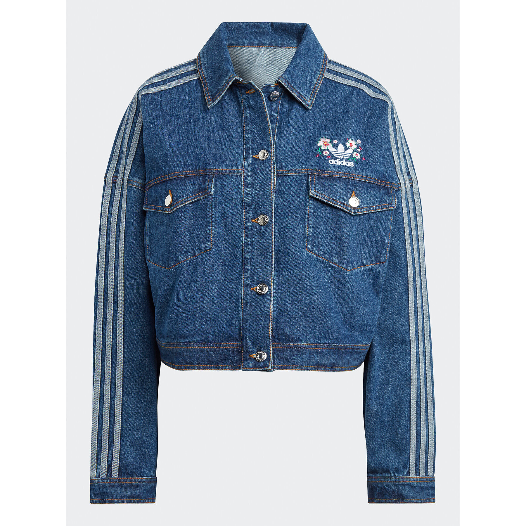 adidas Дънково яке Denim Jacket IP3767 Син - Pepit.bg