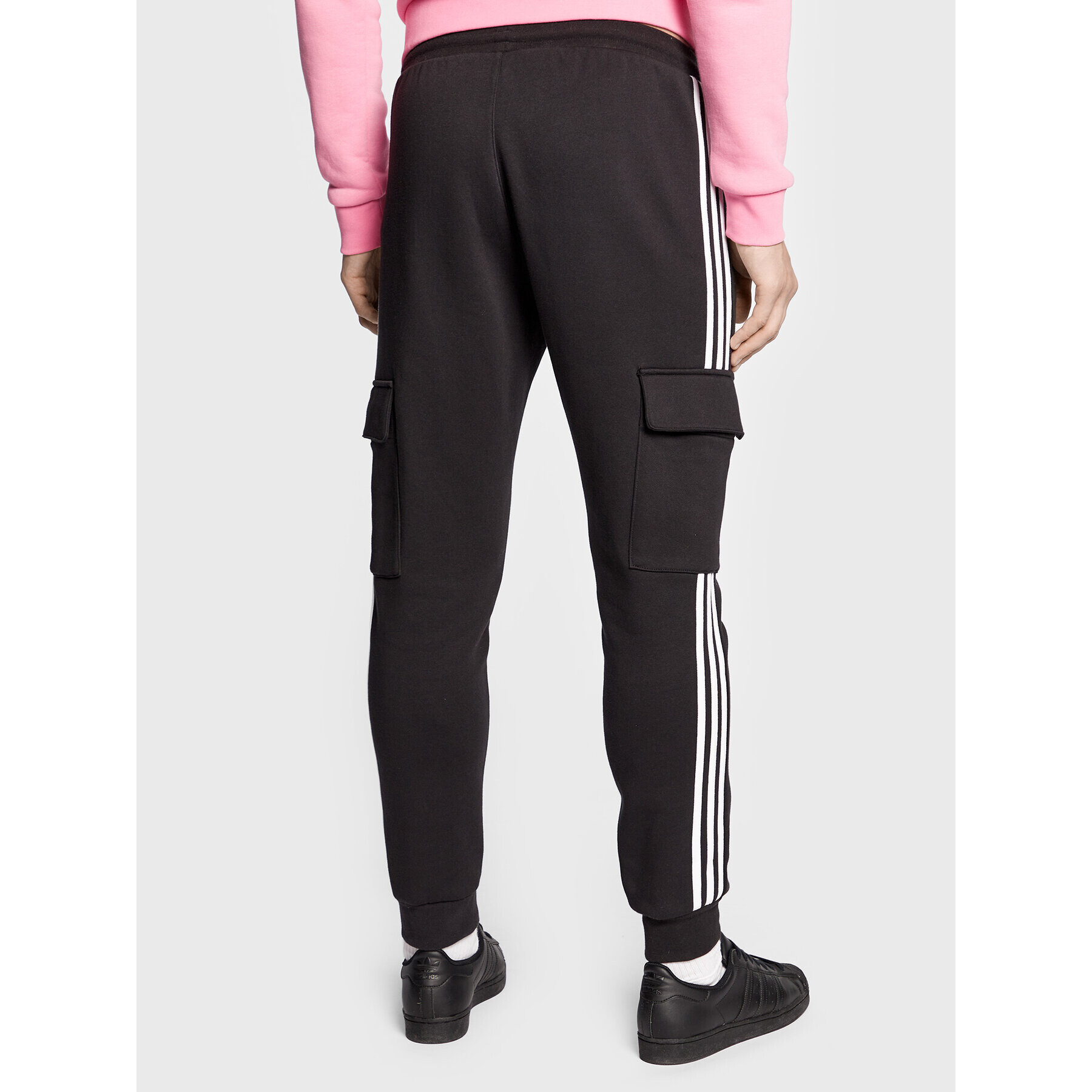 adidas Долнище анцуг adicolor 3-Stripes HK9689 Черен Slim Fit - Pepit.bg