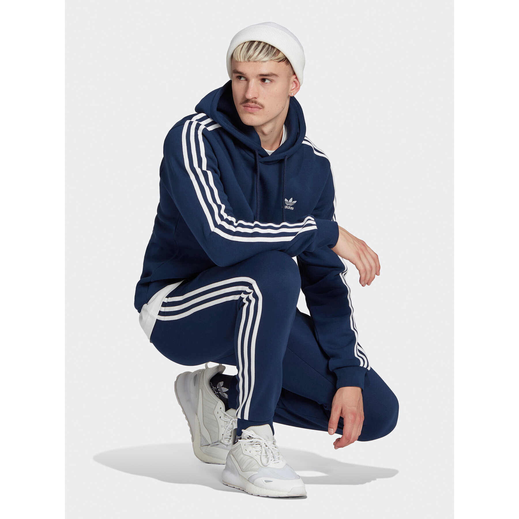 adidas Долнище анцуг adicolor Classics 3-Stripes IB1418 Тъмносин Slim Fit - Pepit.bg