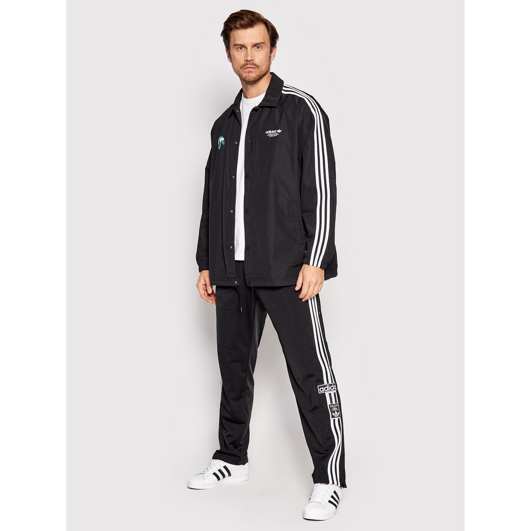 adidas Долнище анцуг adicolor Classics Adibreak HB9501 Черен Regular Fit - Pepit.bg