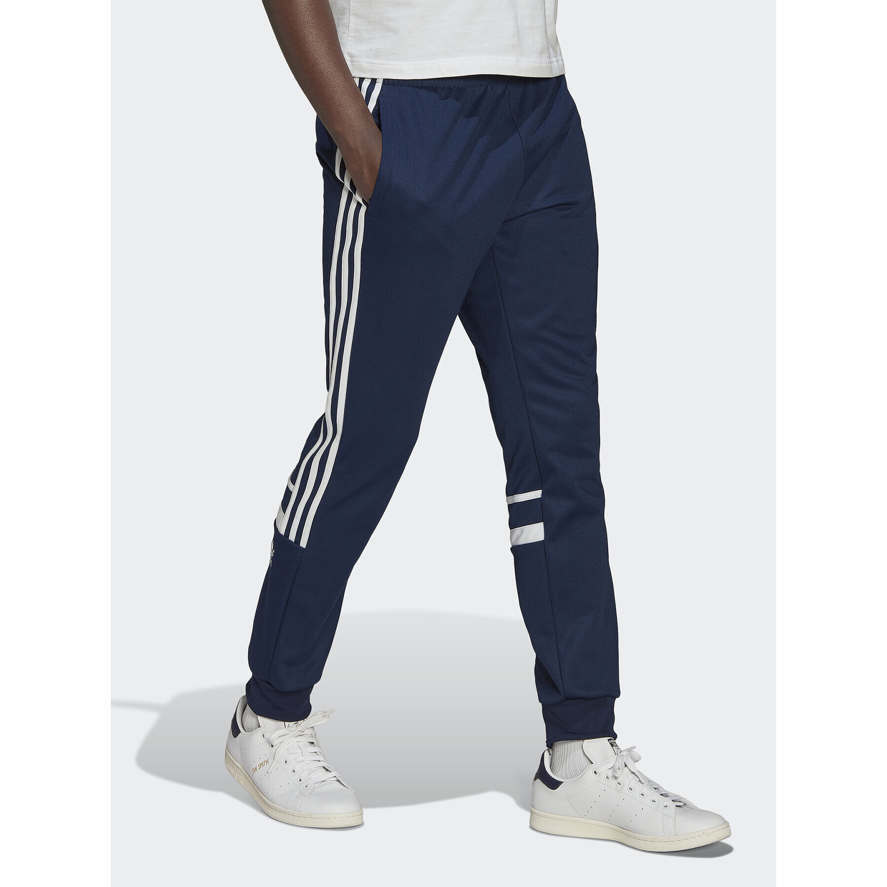 adidas Долнище анцуг adicolor Classics Cutline HK7428 Тъмносин Slim Fit - Pepit.bg