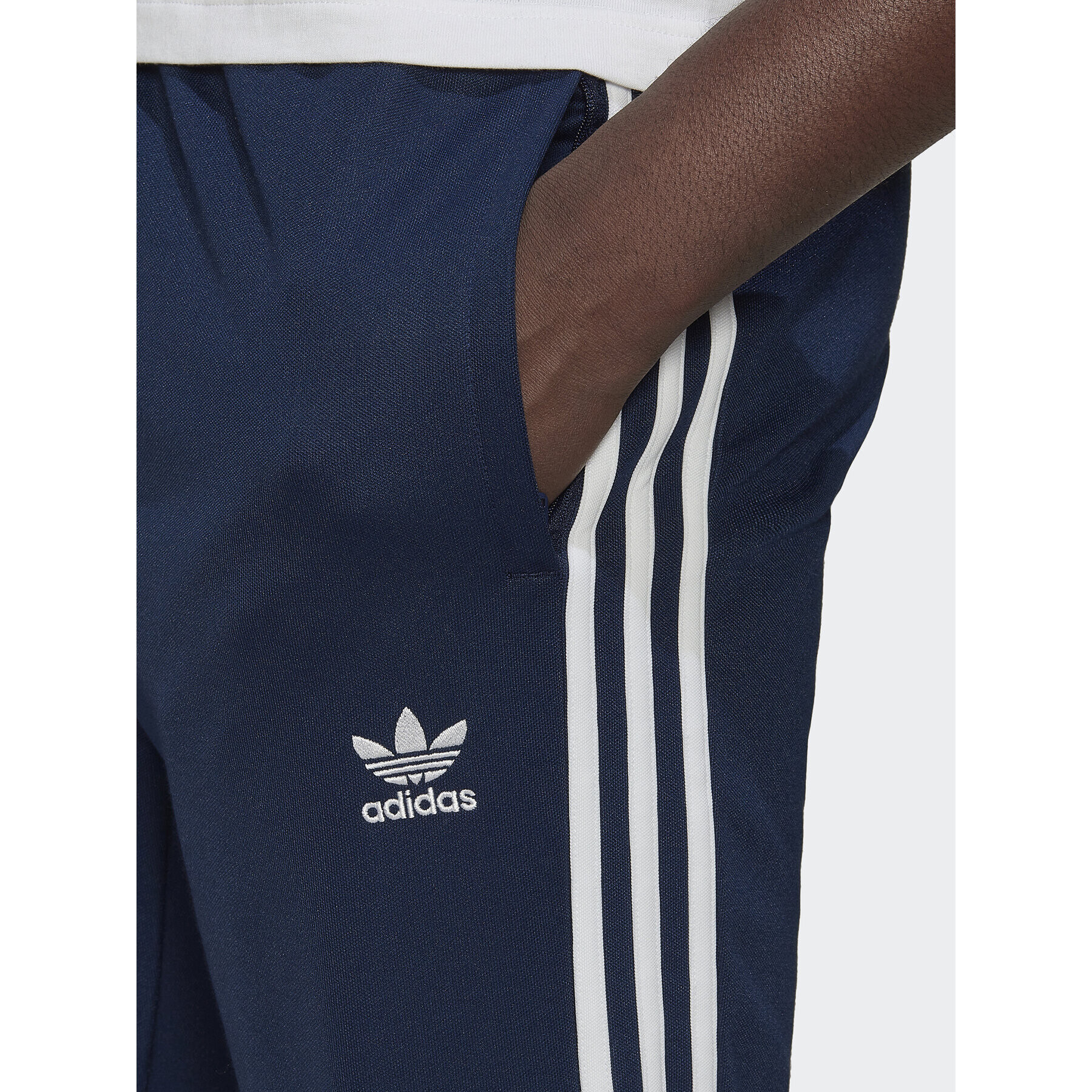 adidas Долнище анцуг adicolor Classics Cutline HK7428 Тъмносин Slim Fit - Pepit.bg