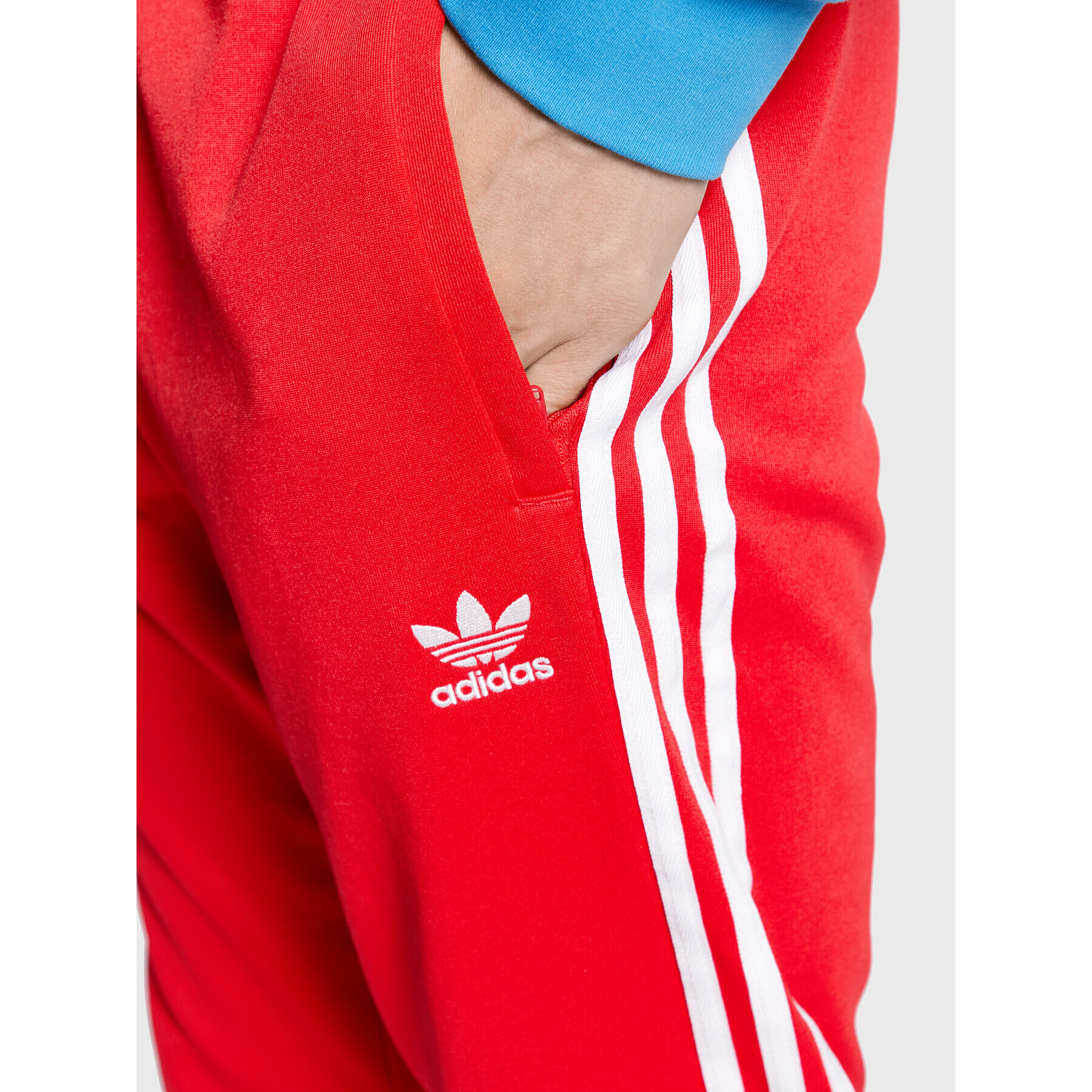 adidas Долнище анцуг adicolor Classics Primeblue HF2134 Червен Slim Fit - Pepit.bg