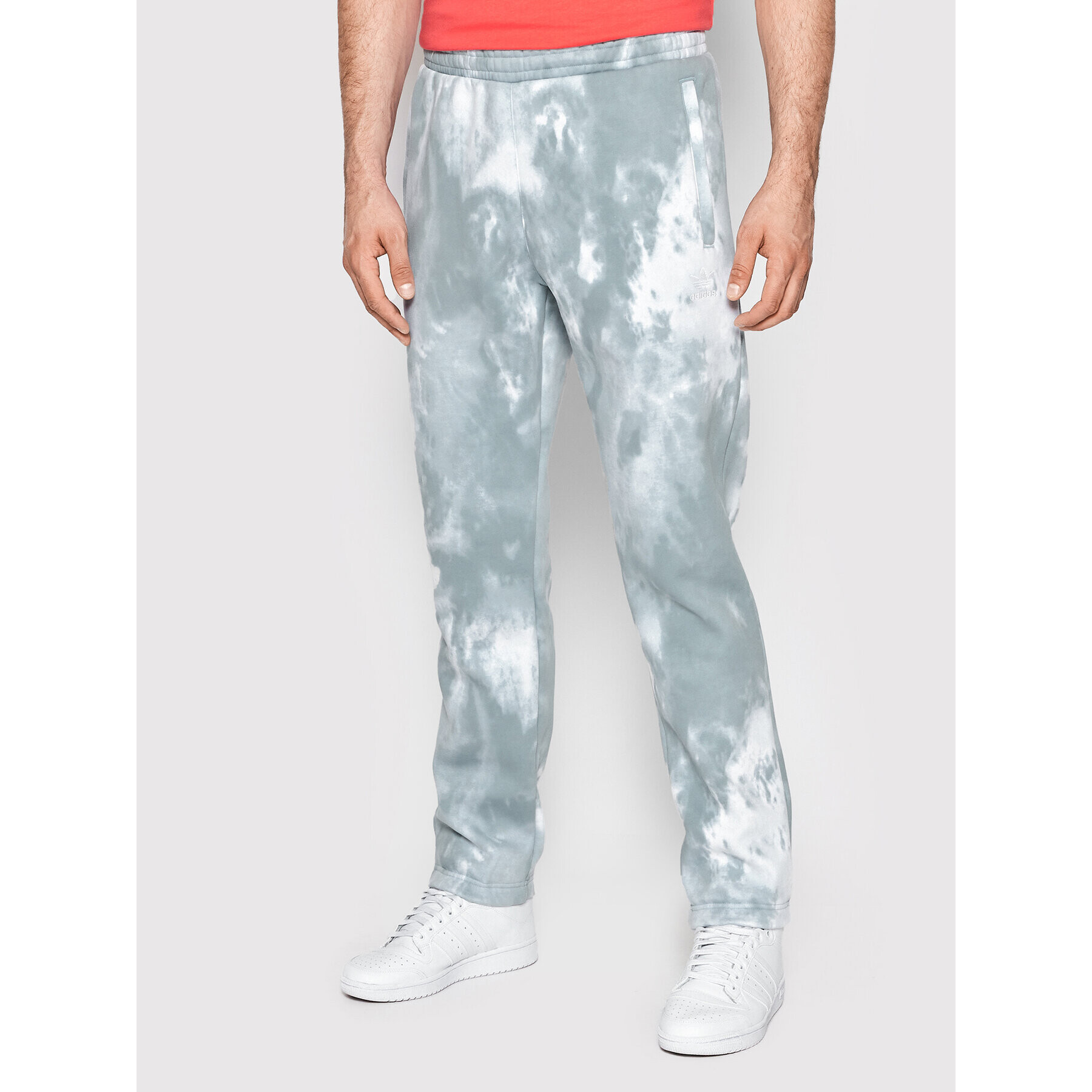 adidas Долнище анцуг adicolor Essentials Trefoil HE9439 Сив Slim Fit - Pepit.bg