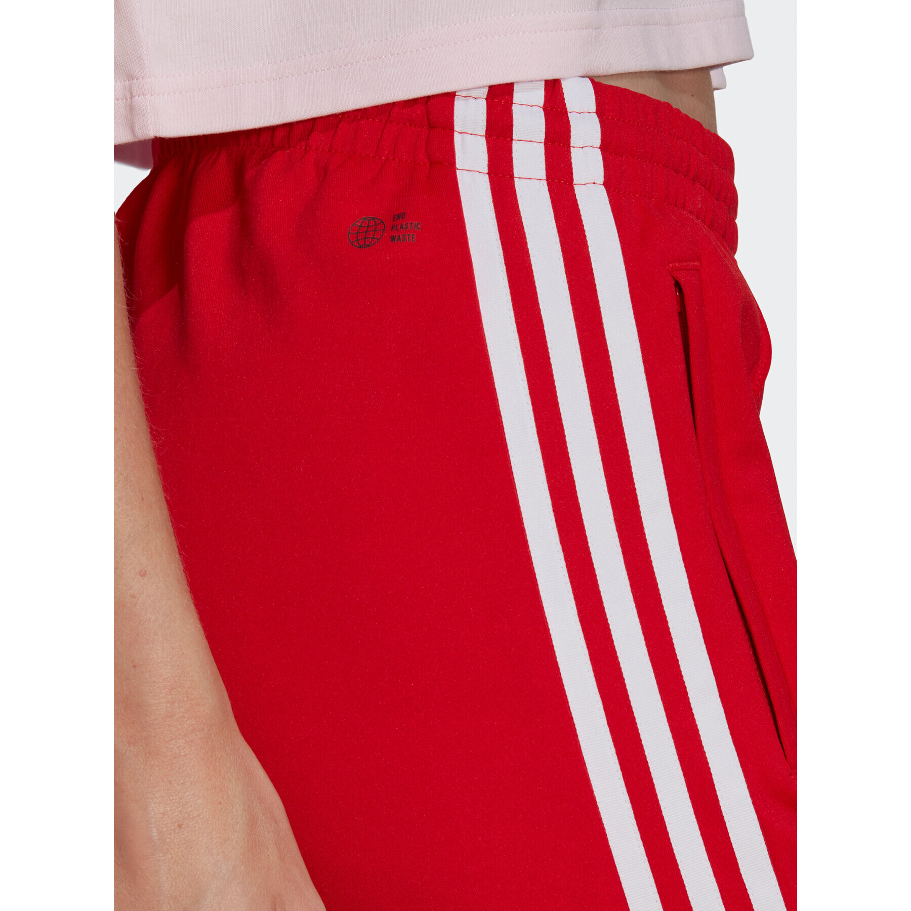 adidas Долнище анцуг Adicolor SST Tracksuit Bottoms IB5917 Червен Slim Fit - Pepit.bg