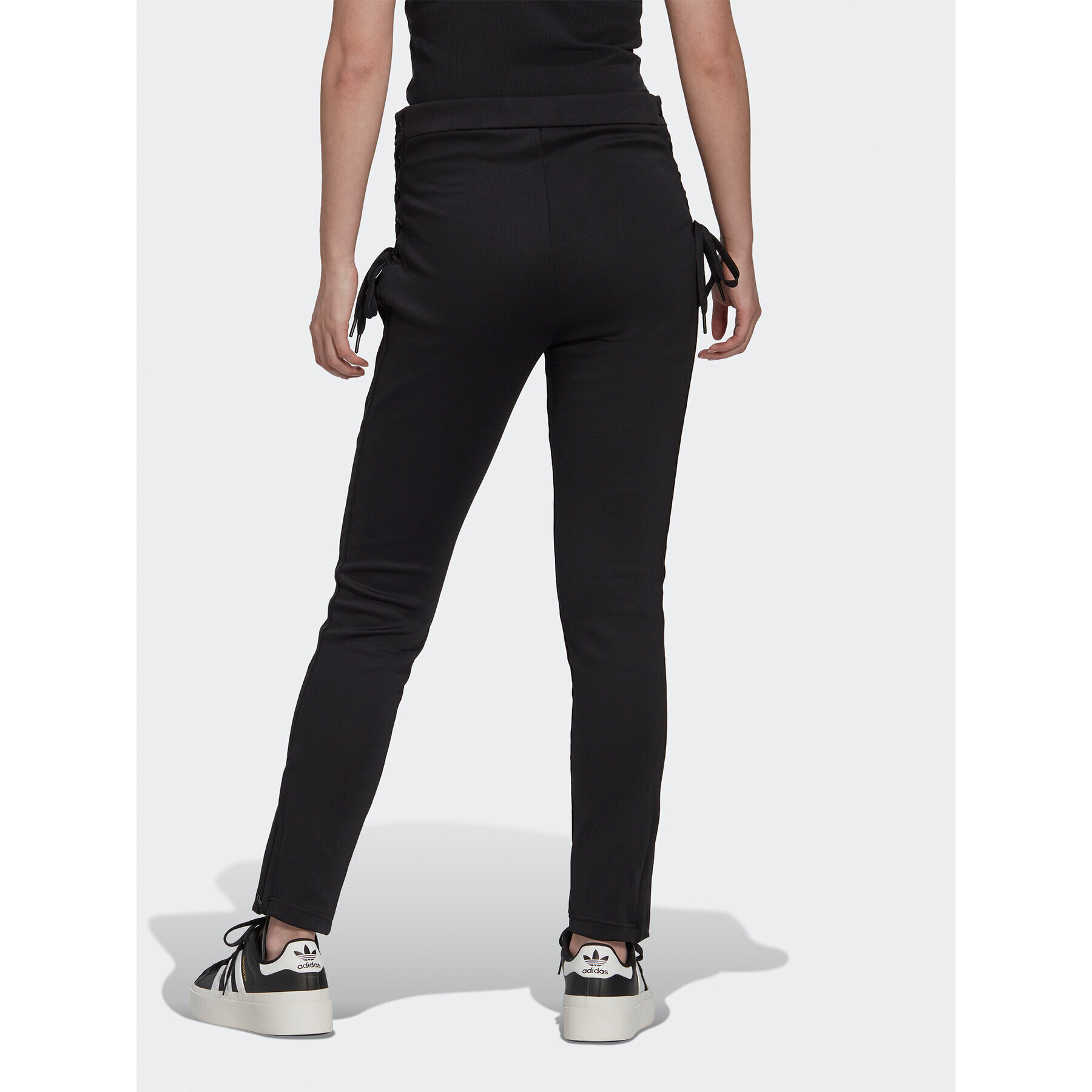 adidas Долнище анцуг Always Original Laced HK5082 Черен Slim Fit - Pepit.bg