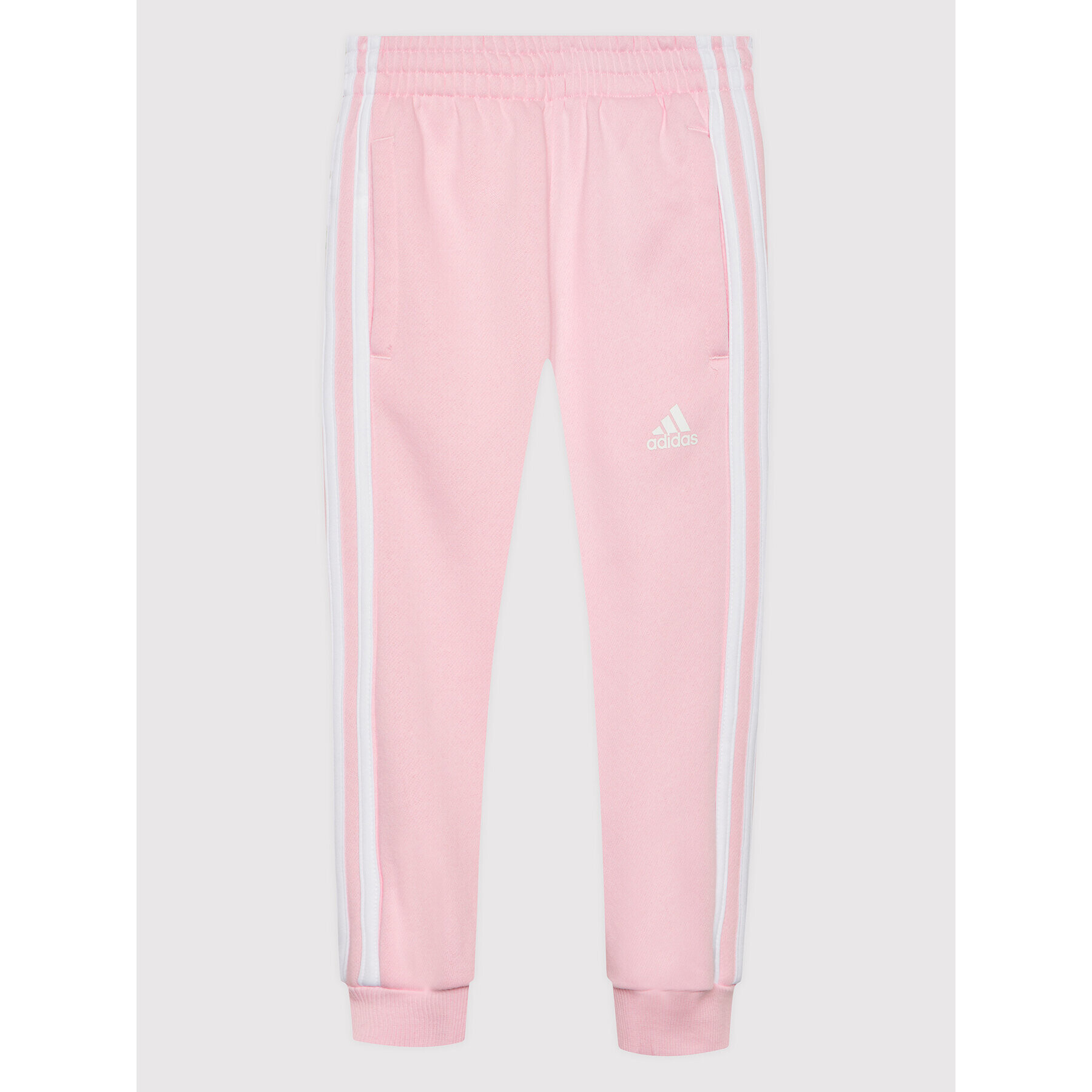 adidas Долнище анцуг Essential 3-Stripes HF1904 Розов Regular Fit - Pepit.bg