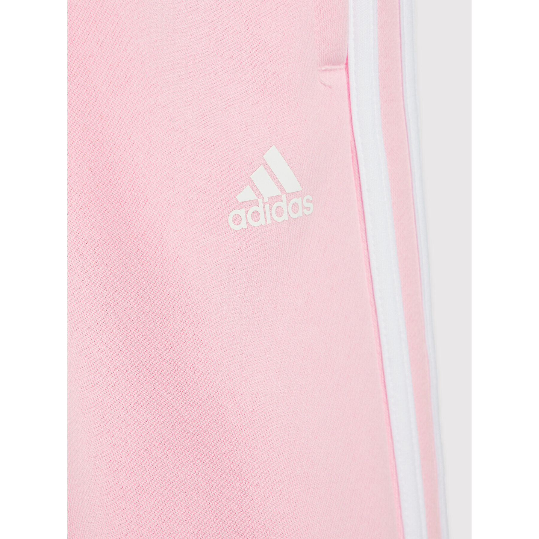adidas Долнище анцуг Essential 3-Stripes HF1904 Розов Regular Fit - Pepit.bg