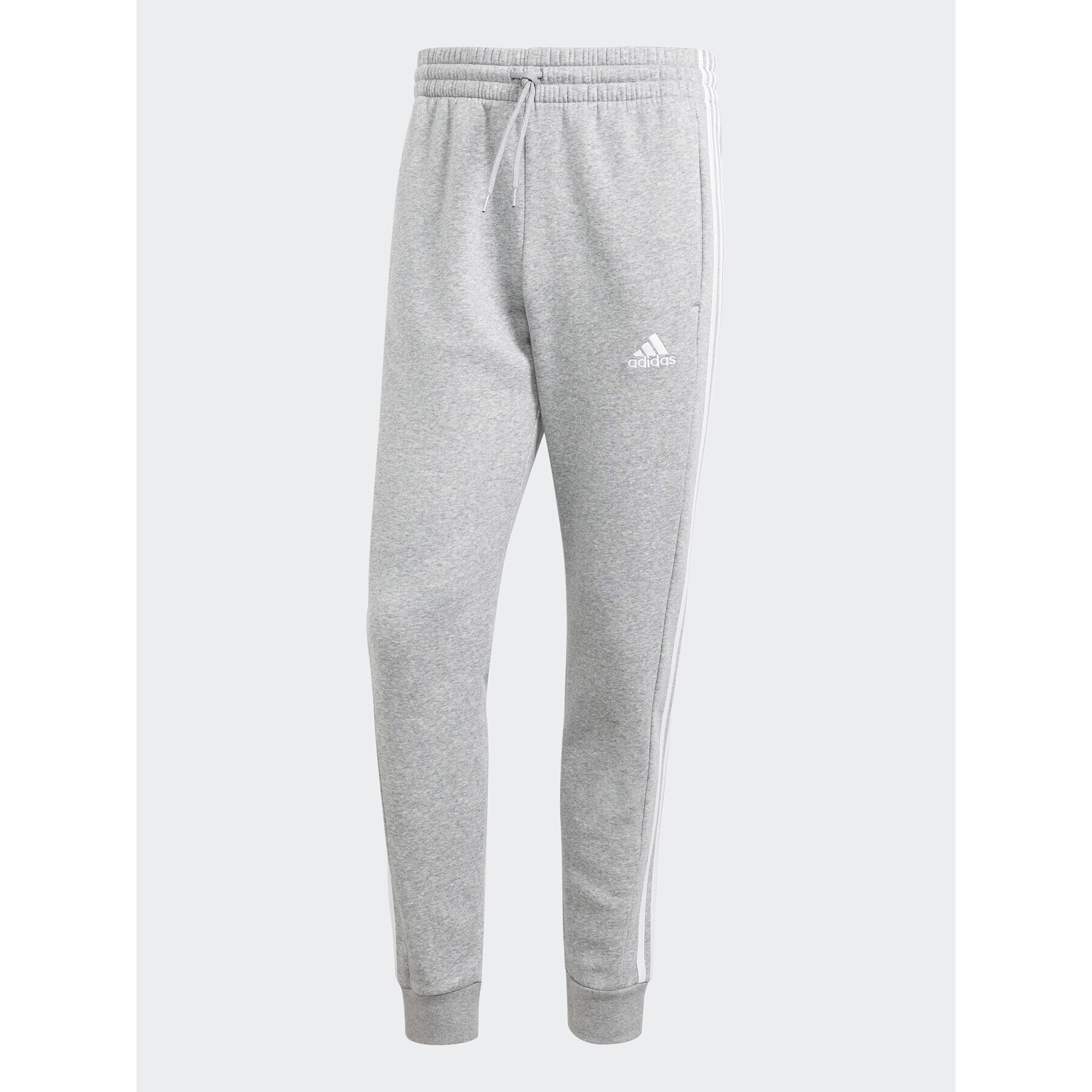adidas Долнище анцуг Essentials Fleece 3-Stripes Cuff IJ6494 Сив Regular Fit - Pepit.bg