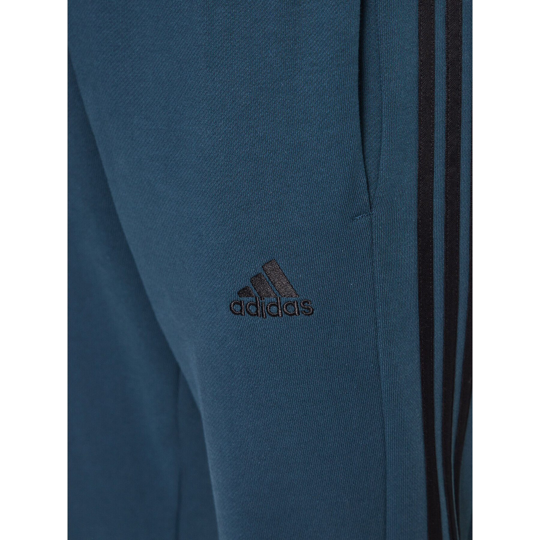 adidas Долнище анцуг Essentials French Terry Tapered Cuff 3-Stripes Joggers IJ8698 Електриков Regular Fit - Pepit.bg