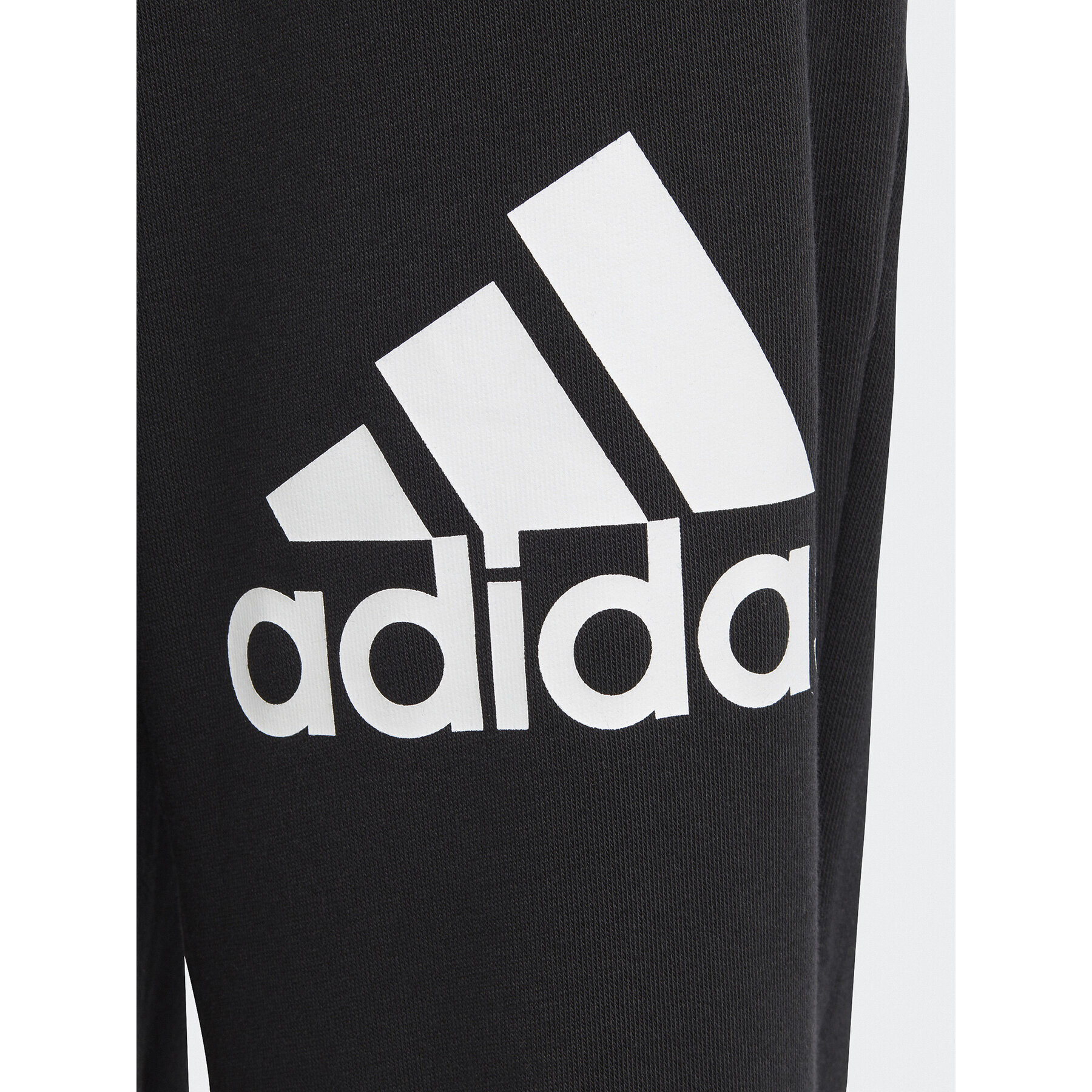 adidas Долнище анцуг Essentials Regular Fit Big Logo Cotton Joggers H47140 Черен Regular Fit - Pepit.bg