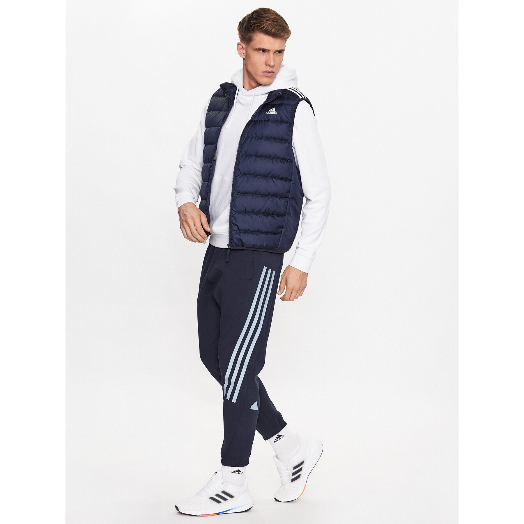 adidas Долнище анцуг Future Icons 3-Stripes Joggers IJ6373 Син Slim Fit - Pepit.bg