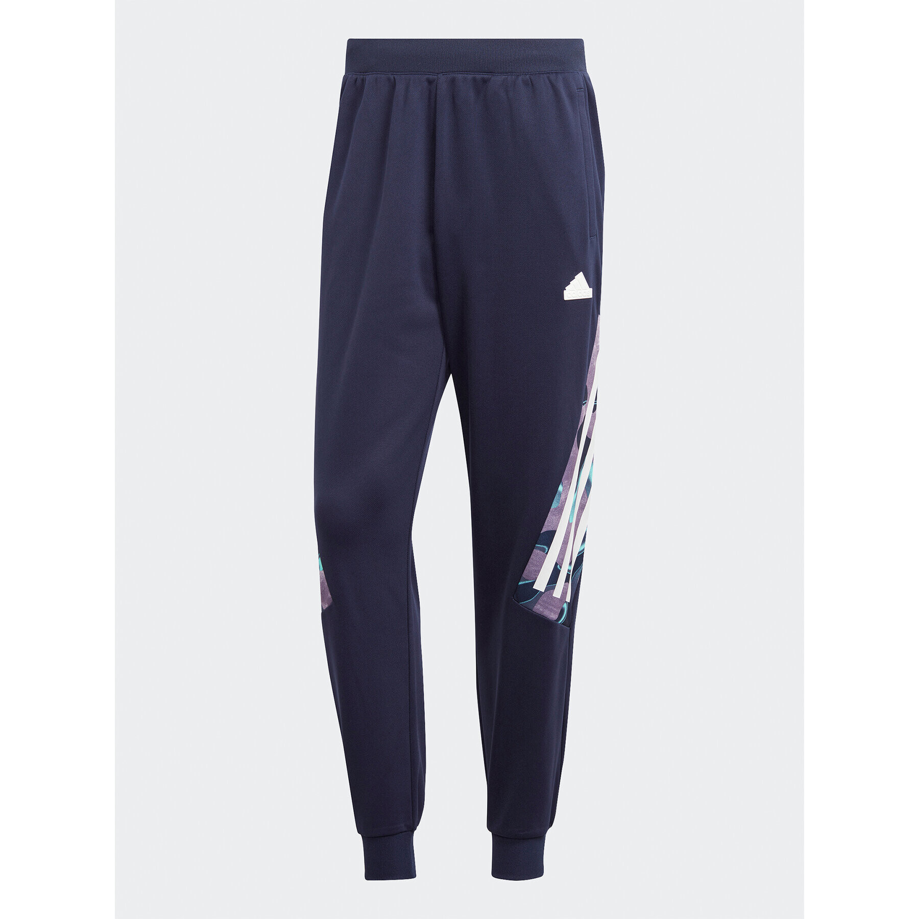 adidas Долнище анцуг Future Icons Allover Print IJ8853 Тъмносин Regular Fit - Pepit.bg