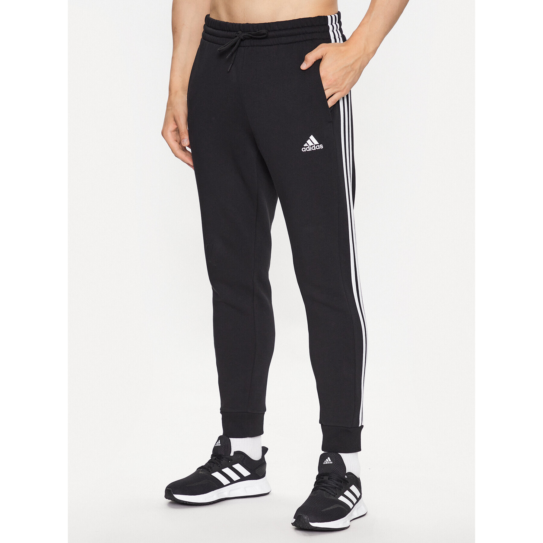 adidas Долнище анцуг IB3999 Черен Slim Fit - Pepit.bg